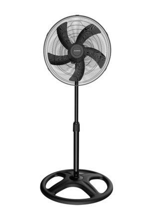 KUMTEL KTF-345 Siyah 18 İnç Ayaklı Vantilatör 60 W, 5 Pervaneli, 3 Kademeli, ...