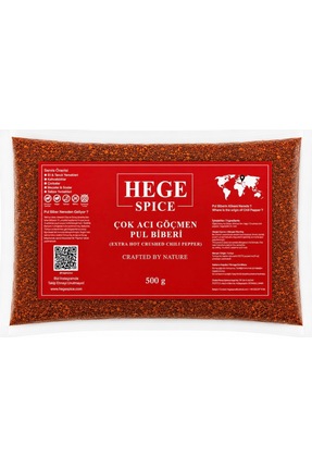 Hege Spice Çok Acı Göçmen(Cayenne) Pul Biber 500 gr