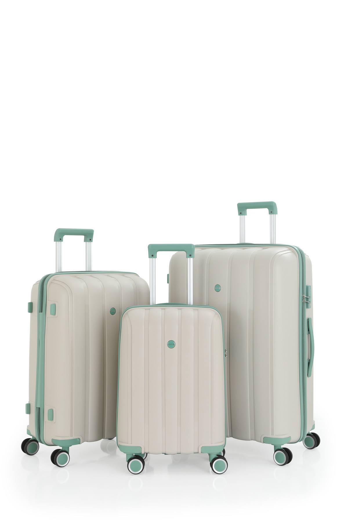 MÇS Triple Polypropylene Suitcase Set V305