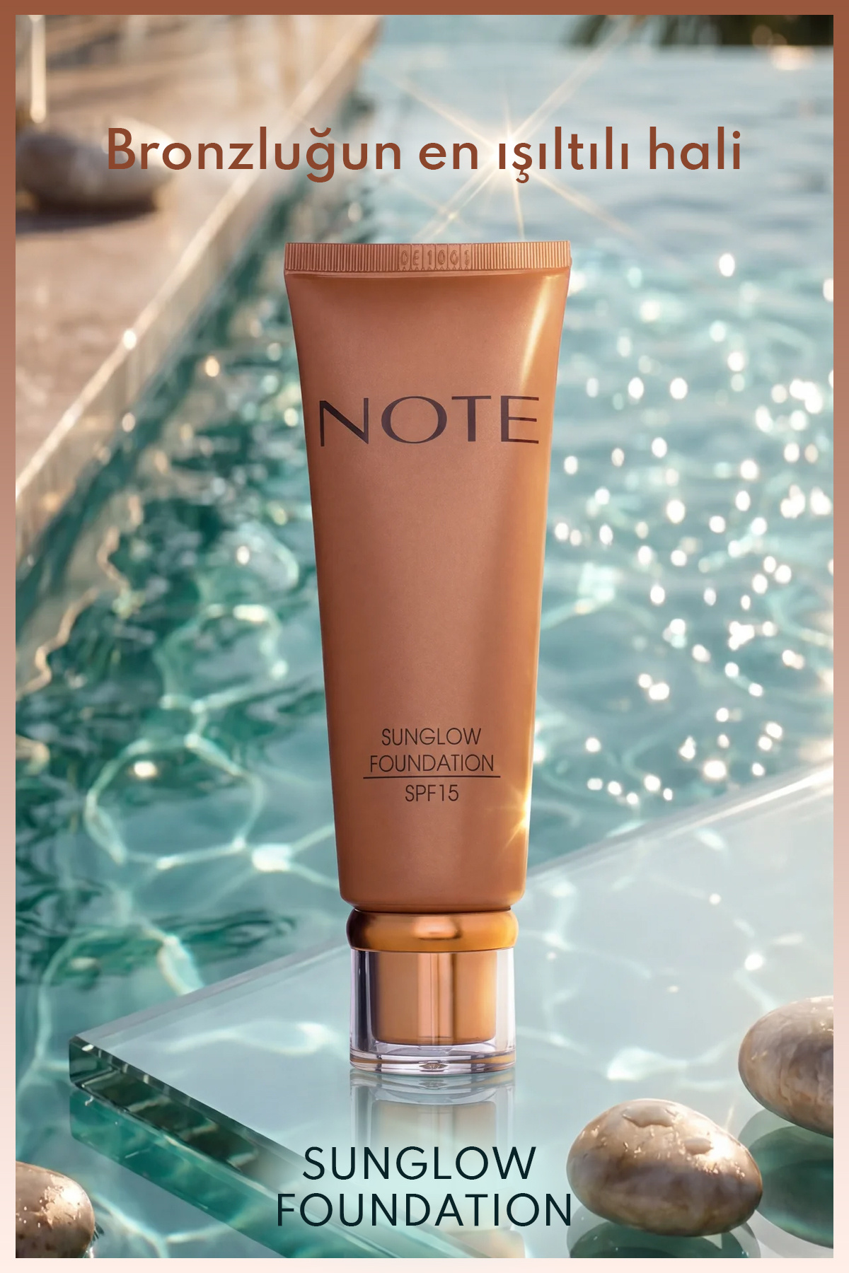 Sunglow 10 Shimmer SPF 15 Foundation Bronzing — فلزی EMA71869 — تصویر 7 از 7