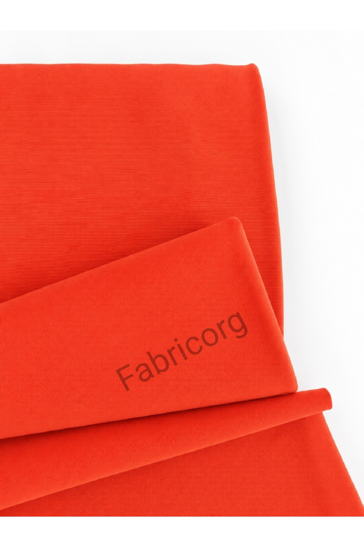 Duck Cloth Punch Linen Fabric Orange (50X180 CM)