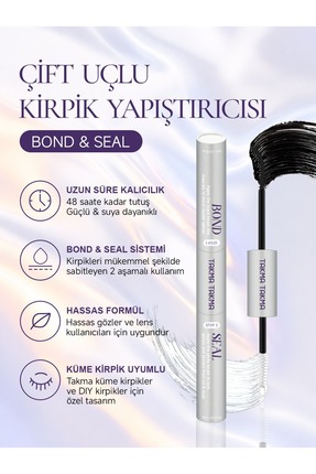 Takma Takma Kirpik Yapıştırıcı ve Sabitleyici 2 si 1 Arada KP1480 - 5 ml