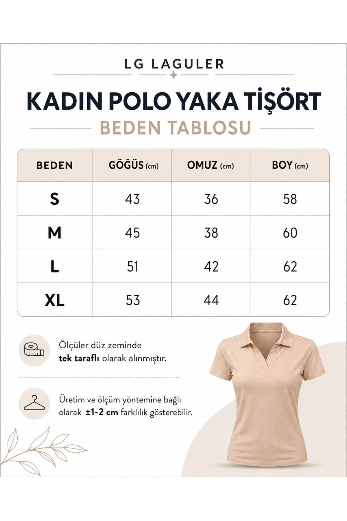 LG LAGULER  Düz Renkli Yaka Detaylı Likrali Esnek Tişört, Bahar ve Yaz İçin Rahat Kısa Kollu Üst, Kadın Giyim - Görsel 5