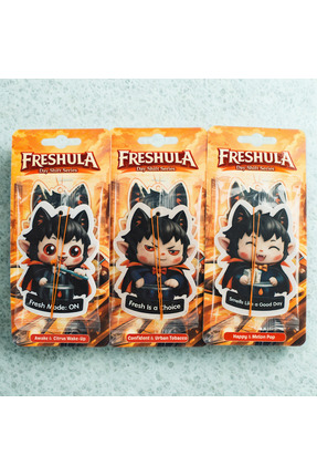 freshula Day Shift Serisi Premium Askılı Araç Kokusu 3'lü Set (Awake, Confide...