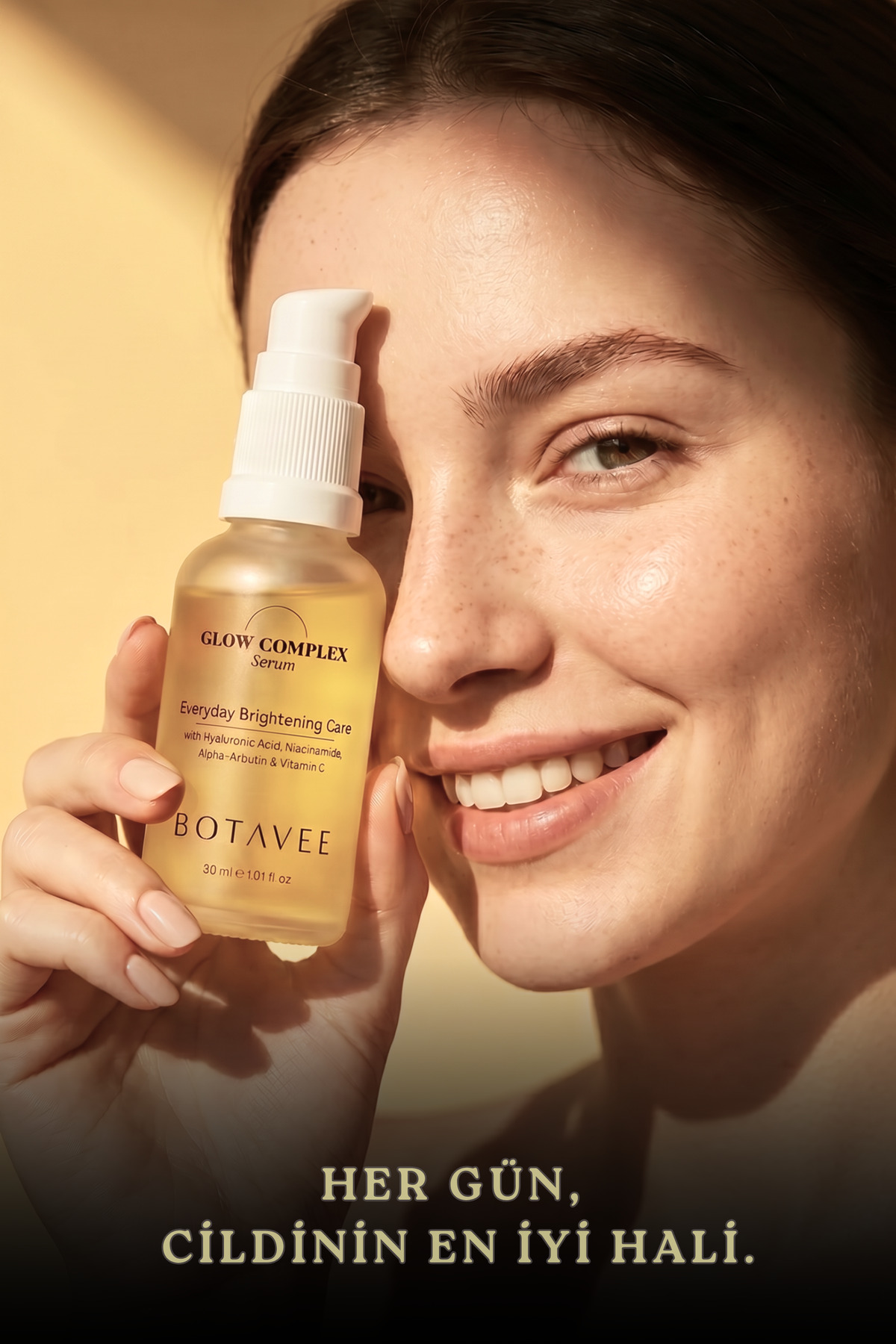 Aydınlatıcı Yüz Serumu - Alpha Arbutin, Niacinamide, C vitamini | Leke Karşıtı Bakım ve Ton Eşitleyici Serum - 30 ml — BOT-GCS-30 — تصویر 4 از 8