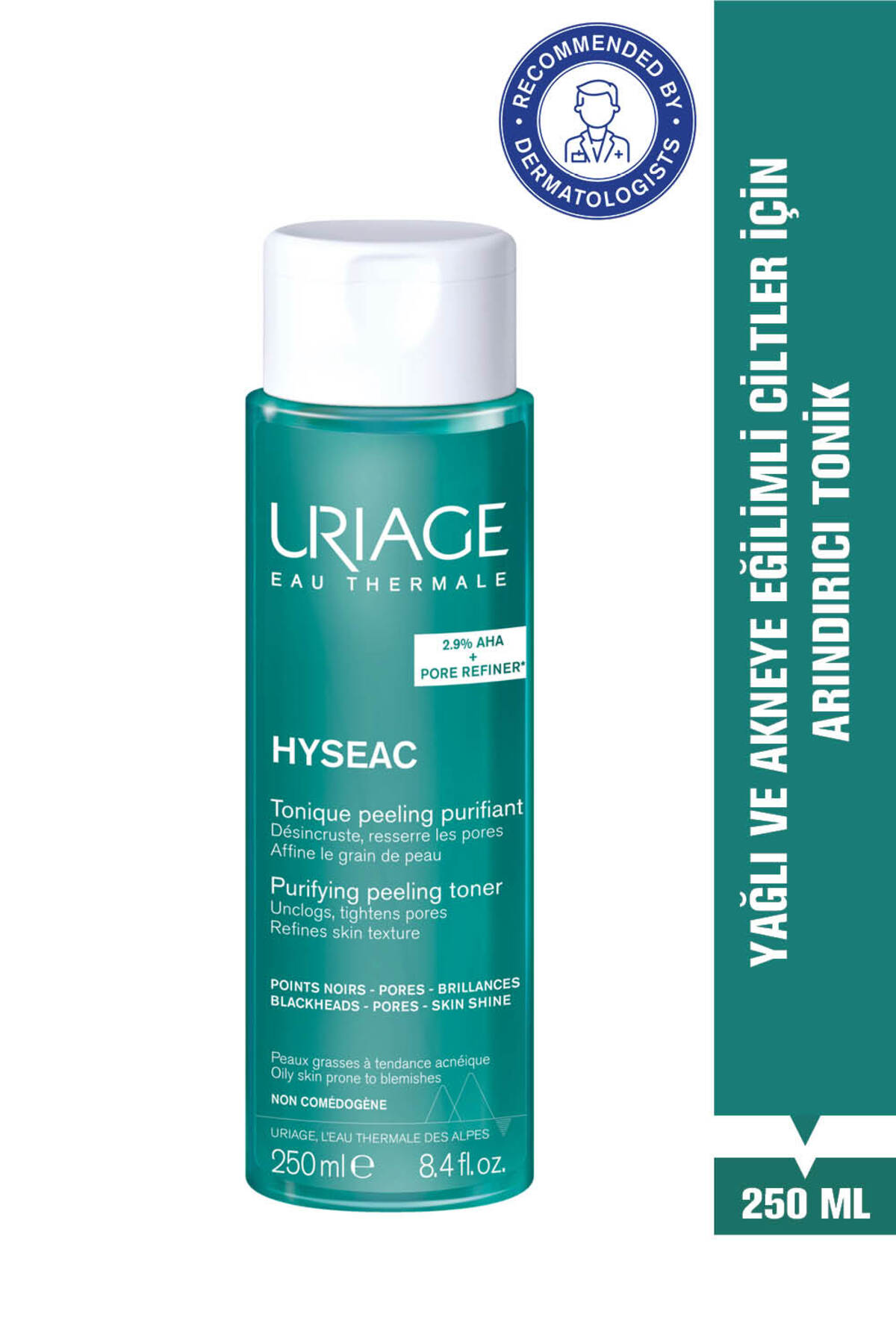 Uriage HYSEAC Akneye Eğilimli Karma ve Yağlı Ciltler İçin Arındırıcı Tonik 250 ml — Tonik 250ml