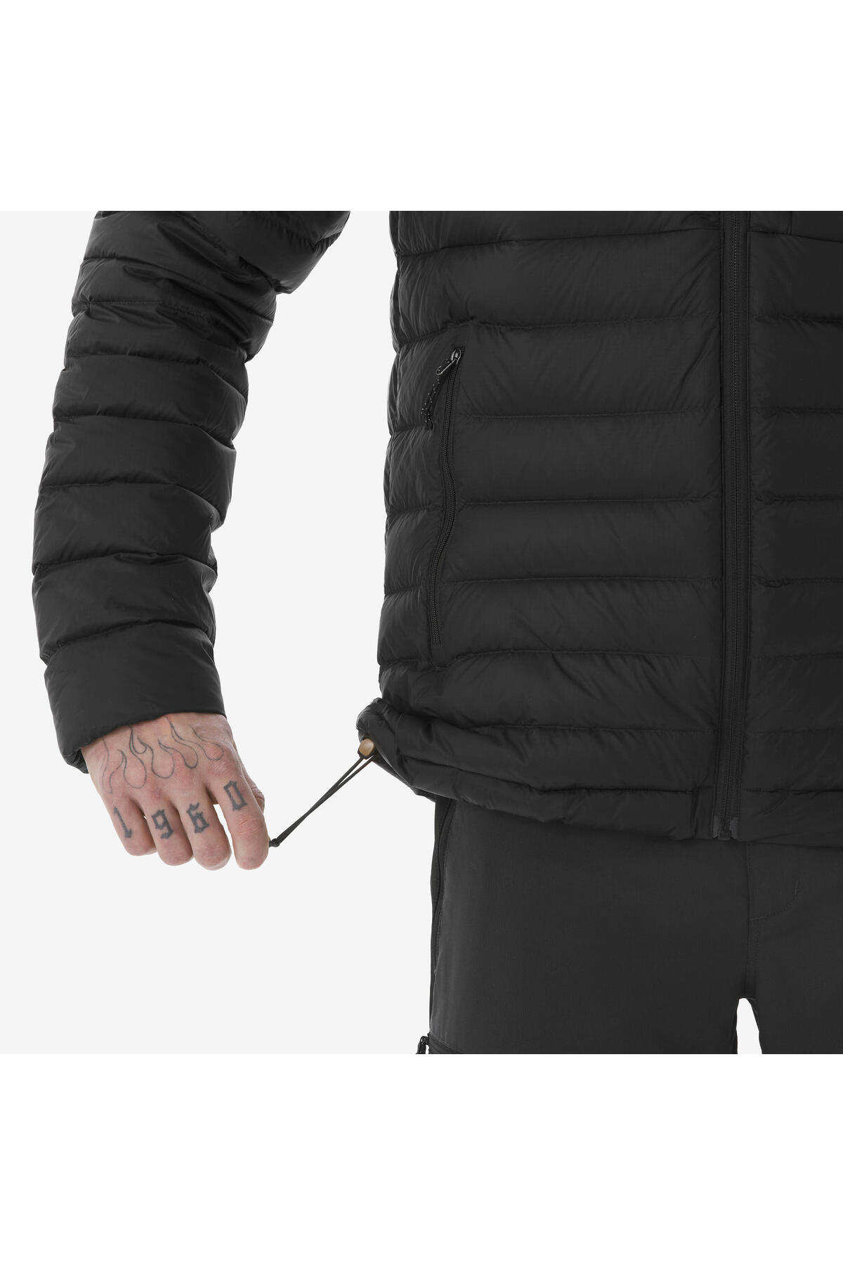کاپشن پفی مردانه سایموند مدل Down Outdoor - کلاه دار - مشکی - MT500 - -10 °C — آبی 331150 — تصویر 7 از 8