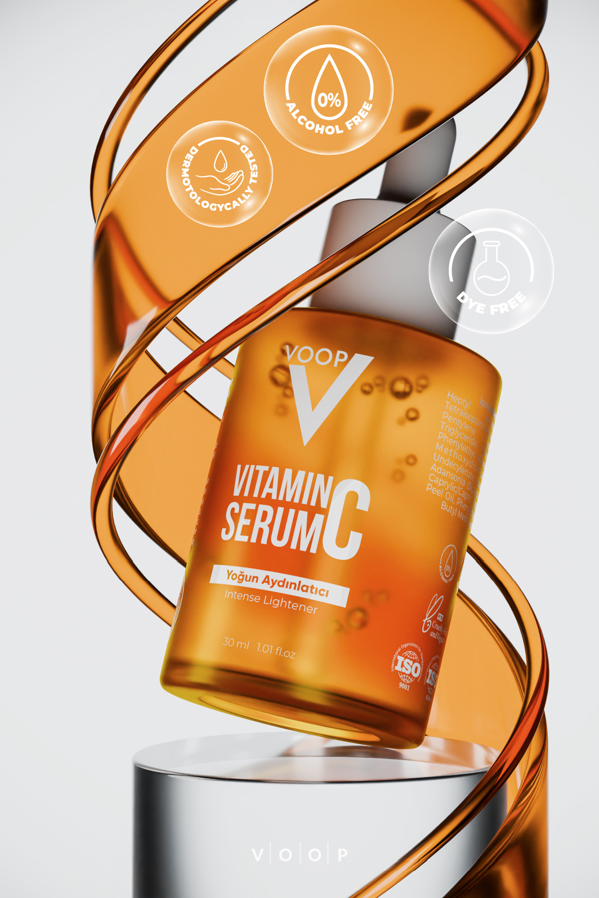 Yoğun Aydınlatıcı Ve Leke Karşıtı Vitamin C Serumu - 30 ml | %10 Vitamin C Içeriği Ile Etkili Bakım — 200 — تصویر 7 از 9