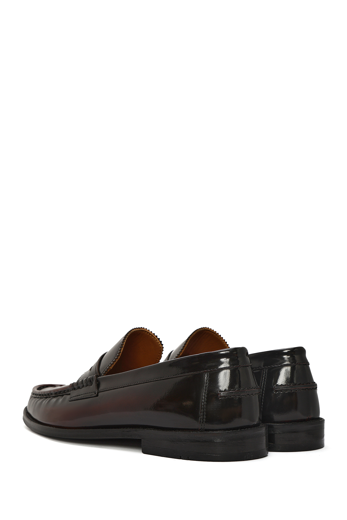Derimod Erkek Bordo Deri Klasik Loafer 26SFD601722 görsel 6