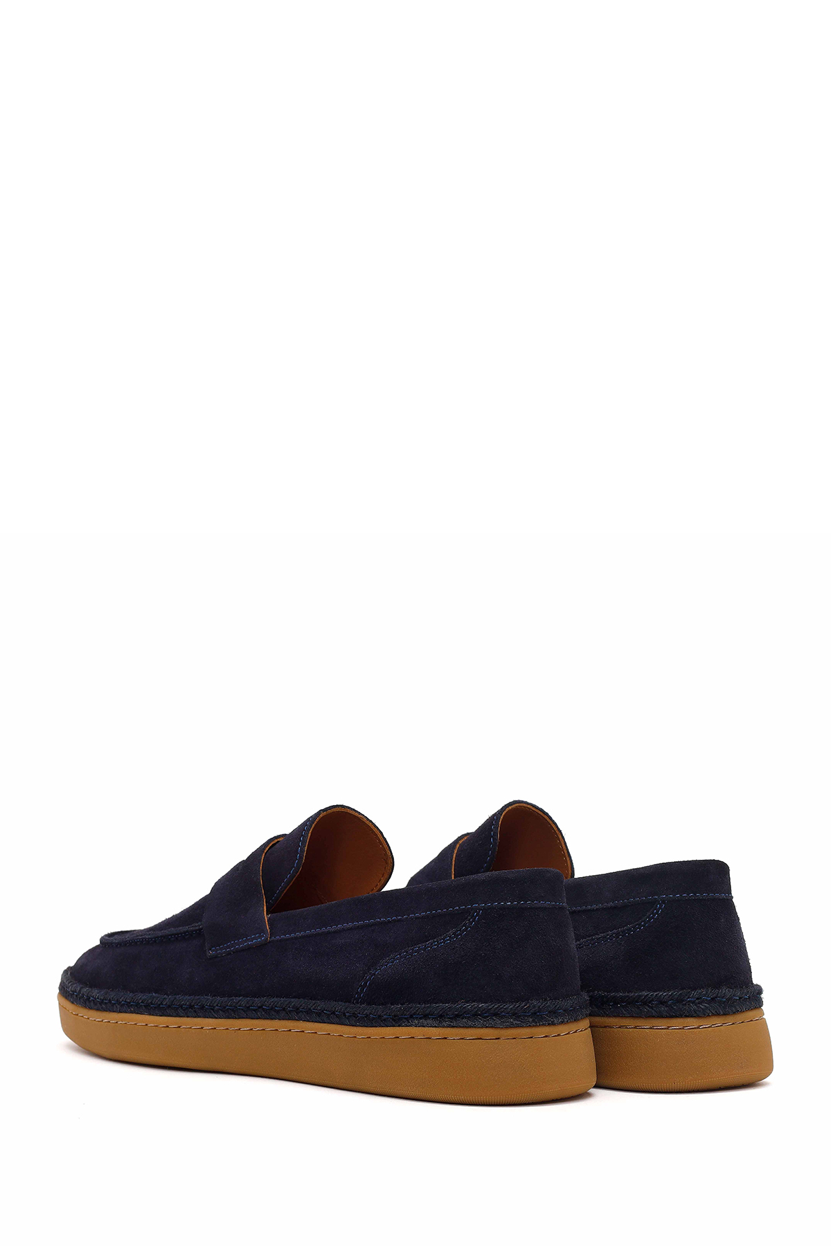 Derimod Erkek Lacivert Süet Deri Loafer 26SFD631810 görsel 6