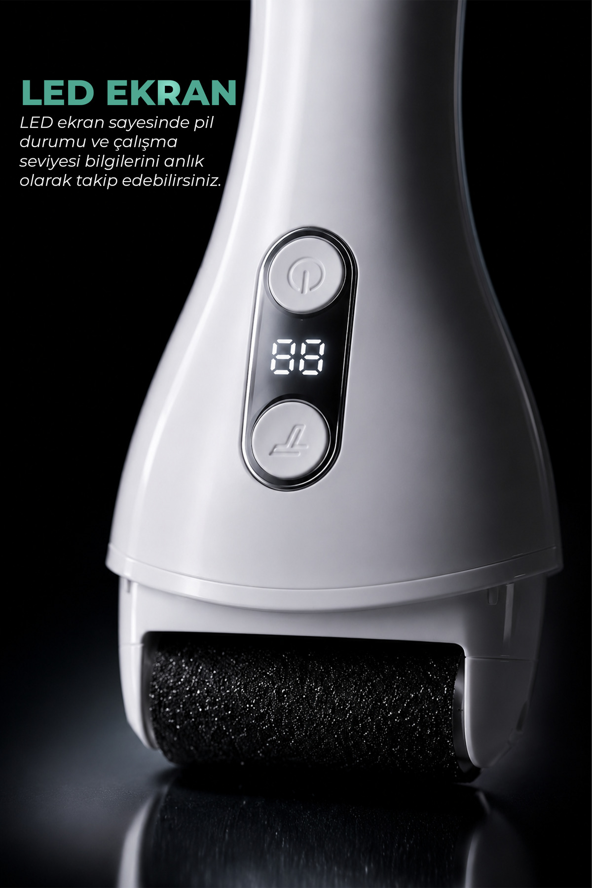 سوهان پا ضد آب BCM-1138T با نمایشگر LED و حالت توربو — تصویر 6 از 7