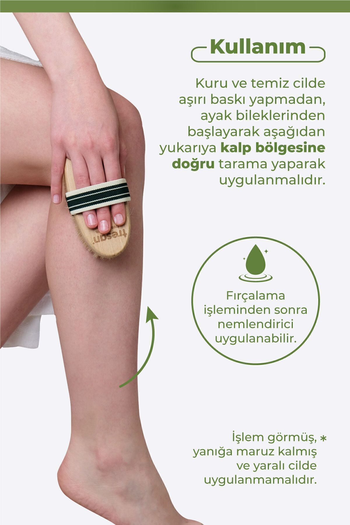 Anti Cellulite Brush Doğal At Kılı Fırçası — 90231 — تصویر 5 از 6