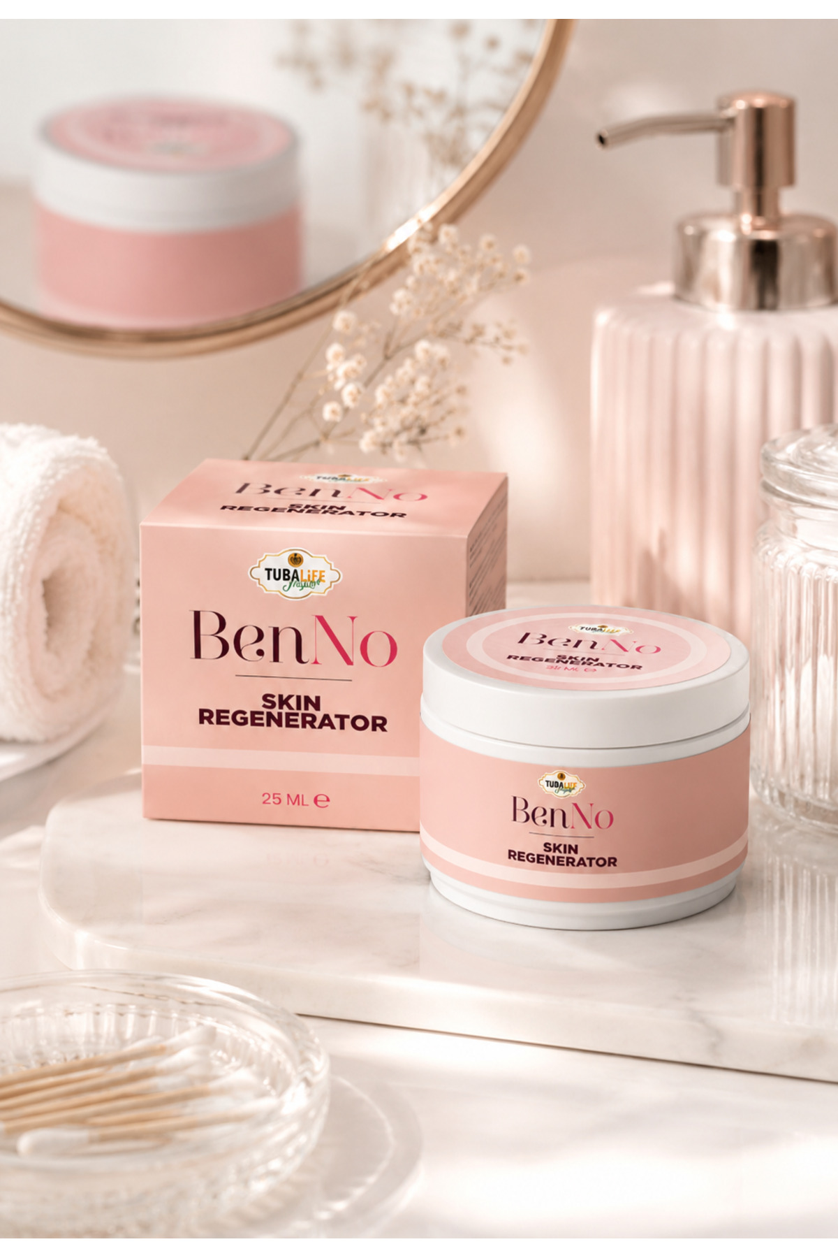 BenNO Skin Regenerator 25 ml Bölgesel Kozmetik Bakım Kremi - Cilt Yenileme Kremi — Benno1 — تصویر 6 از 7