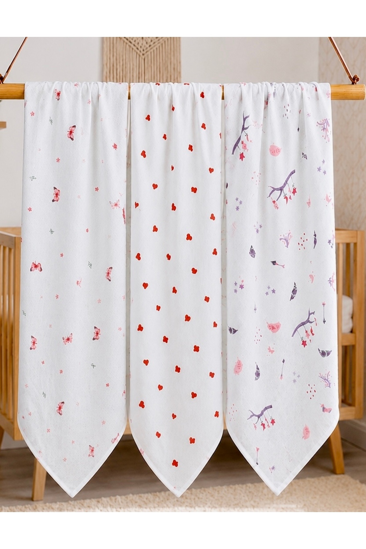 Organic Cotton Muslin Baby Blanket & Muslin Blanket
