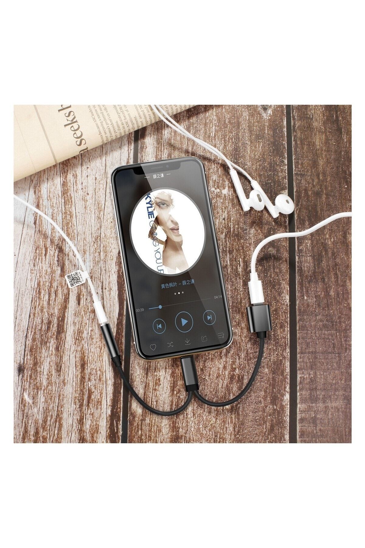 Apple iPhone 14 13 12 11 X 8 7 Uyumlu Kulaklık Çevirici Lightning Dönüştürücü Bluetooth Gerektirmez