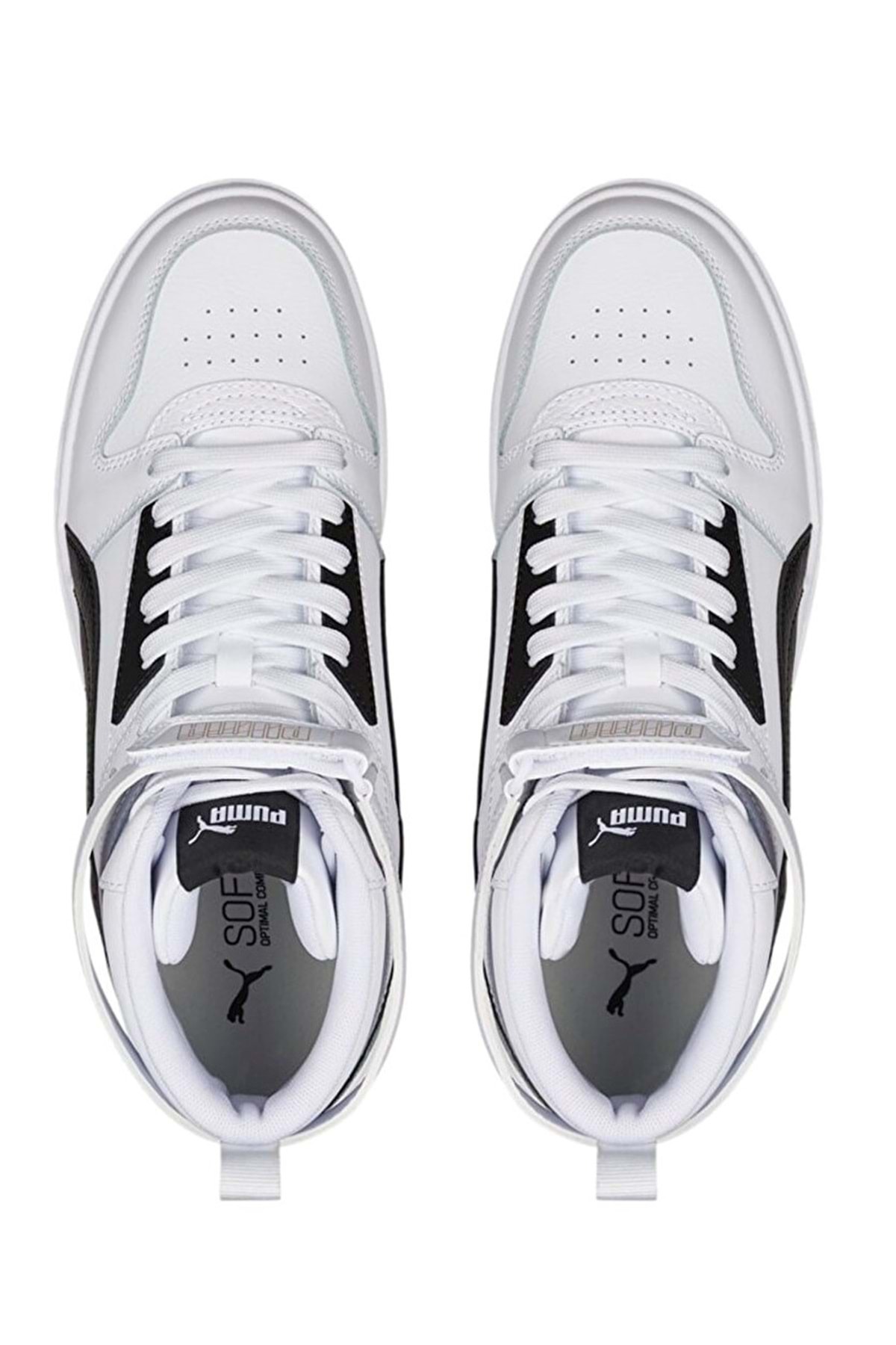 Puma 385839-01 Rbd Game Basketboll Erkek Spor Ayakkabı BEYAZ-SİYAH görsel 5