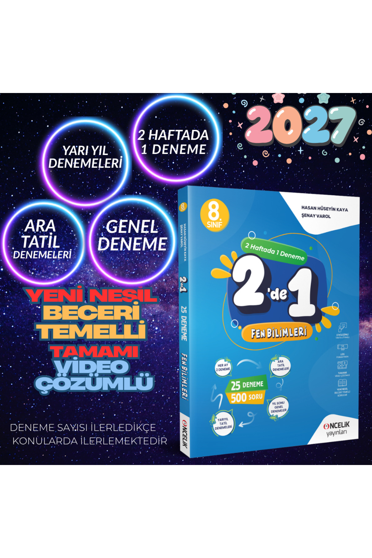 آزمون آزمایشی 25 تایی ماهانه 8. کلاس علوم Lgs 2026 2027 با حل ویدیویی و سرفصل 2 در 1 مبحثی Meb