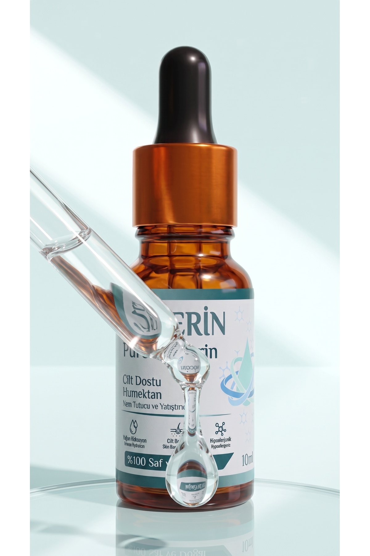 Bitkisel Gliserin 10 ml / %100 Saf Ve Doğal / Glycerin — A1-Gliserin-10ml — تصویر 2 از 6
