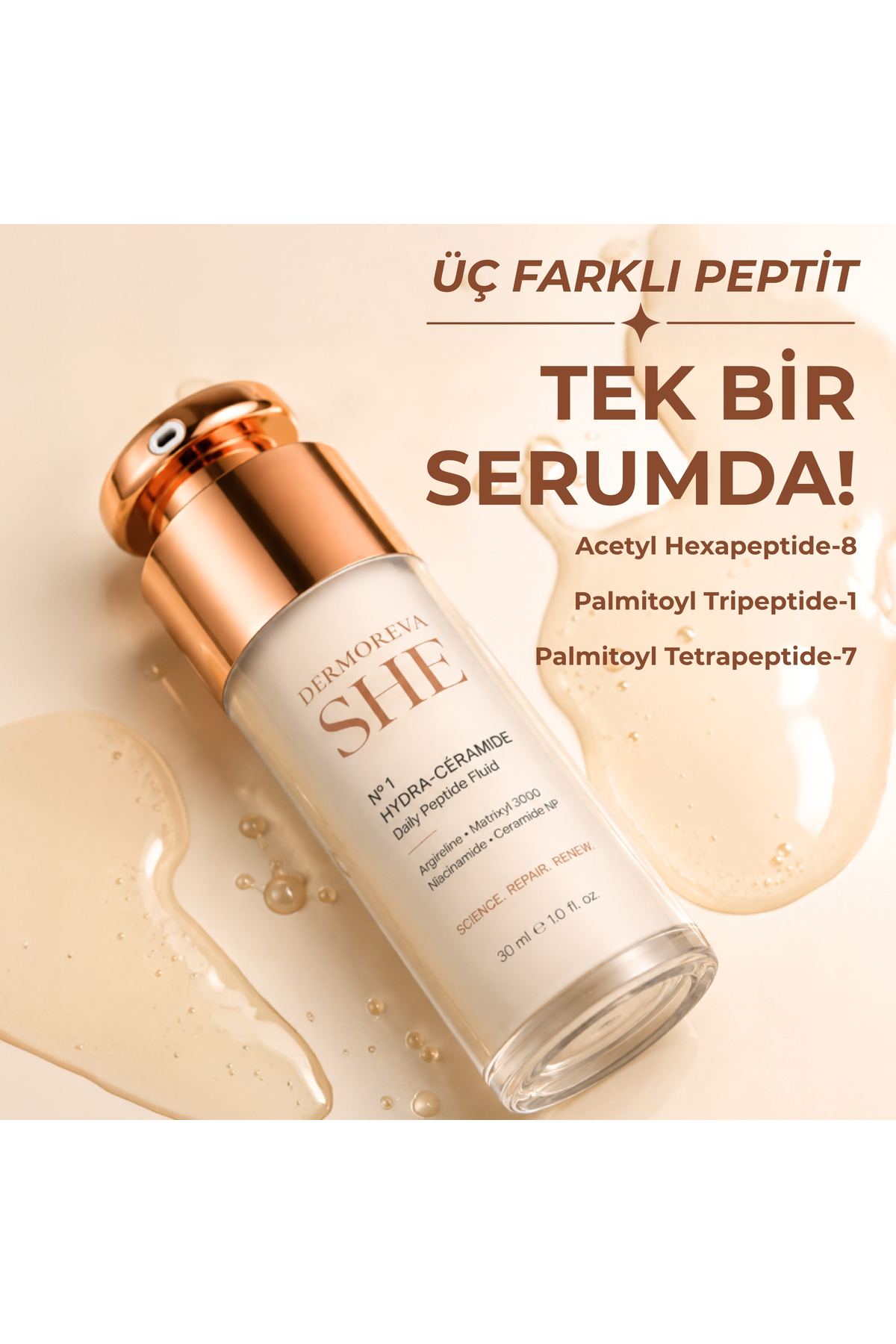 Dermoreva She No:1 Gündüz Peptit Serumu — dermoreva1gunduz — تصویر 2 از 6