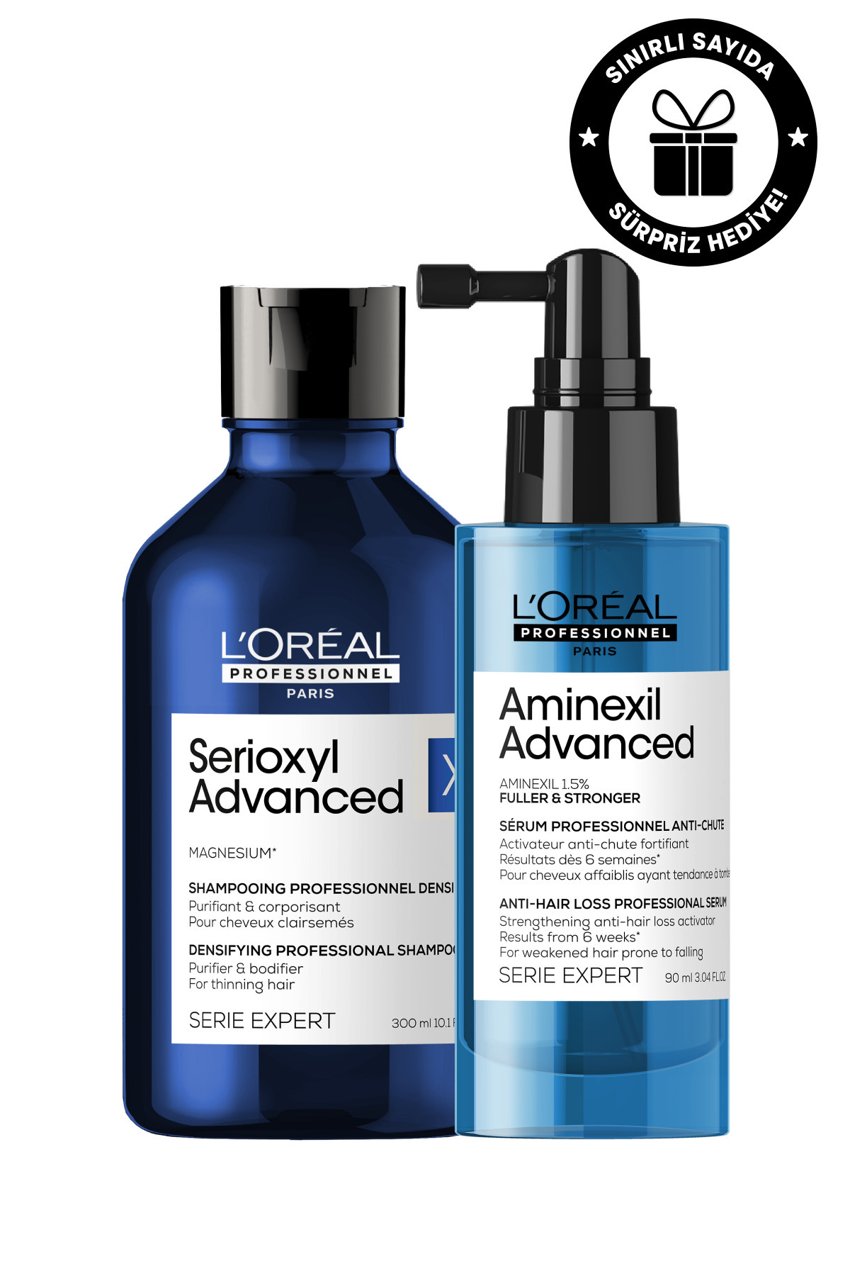 L'oreal Professionnel Serie Expert Serioxyl Advanced Dökülme Karşıtı Saç Bakım Seti — 3474637106409S2