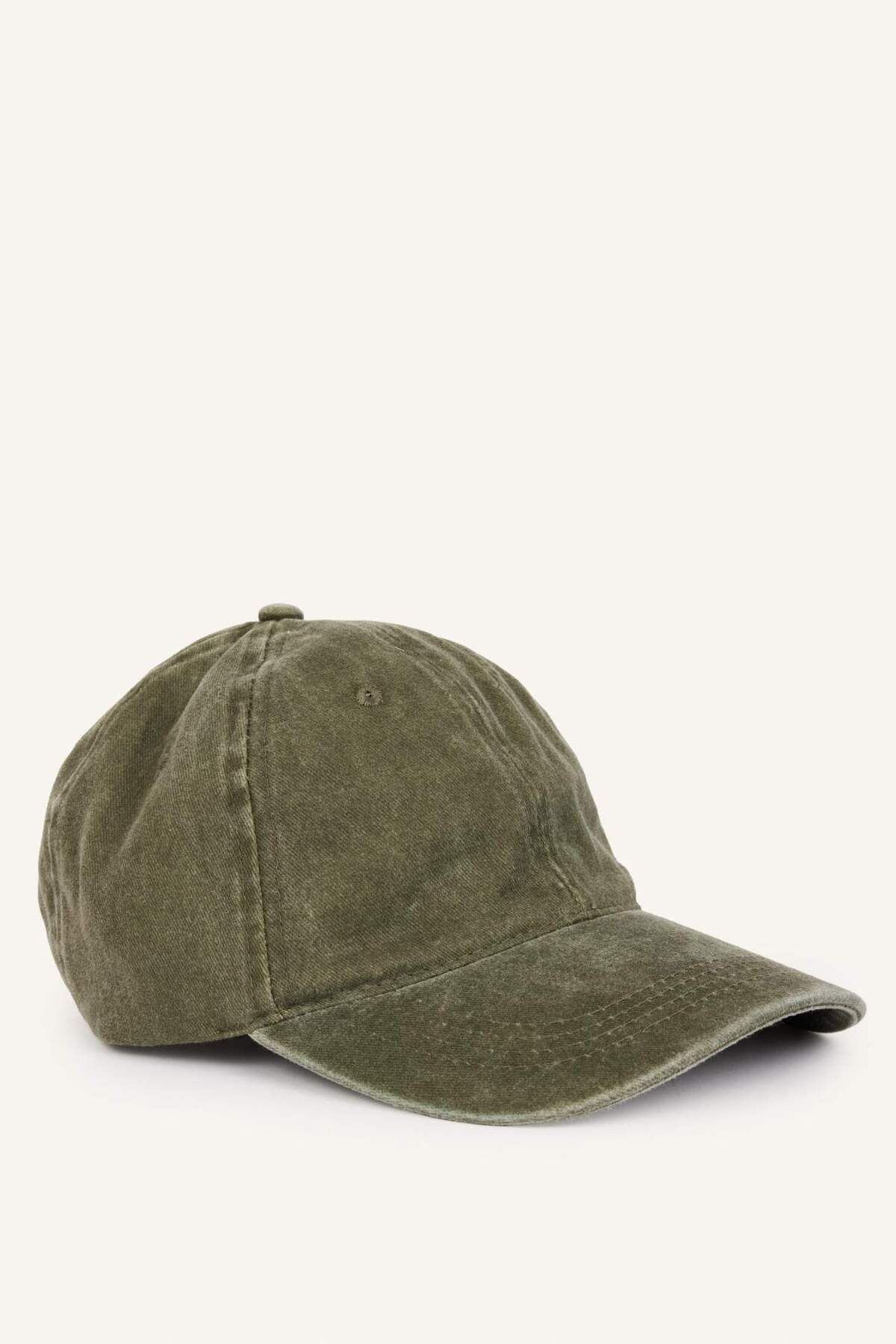 DeFacto Erkek Pamuklu Cap Haki Şapka G0877AX26SM görsel 3