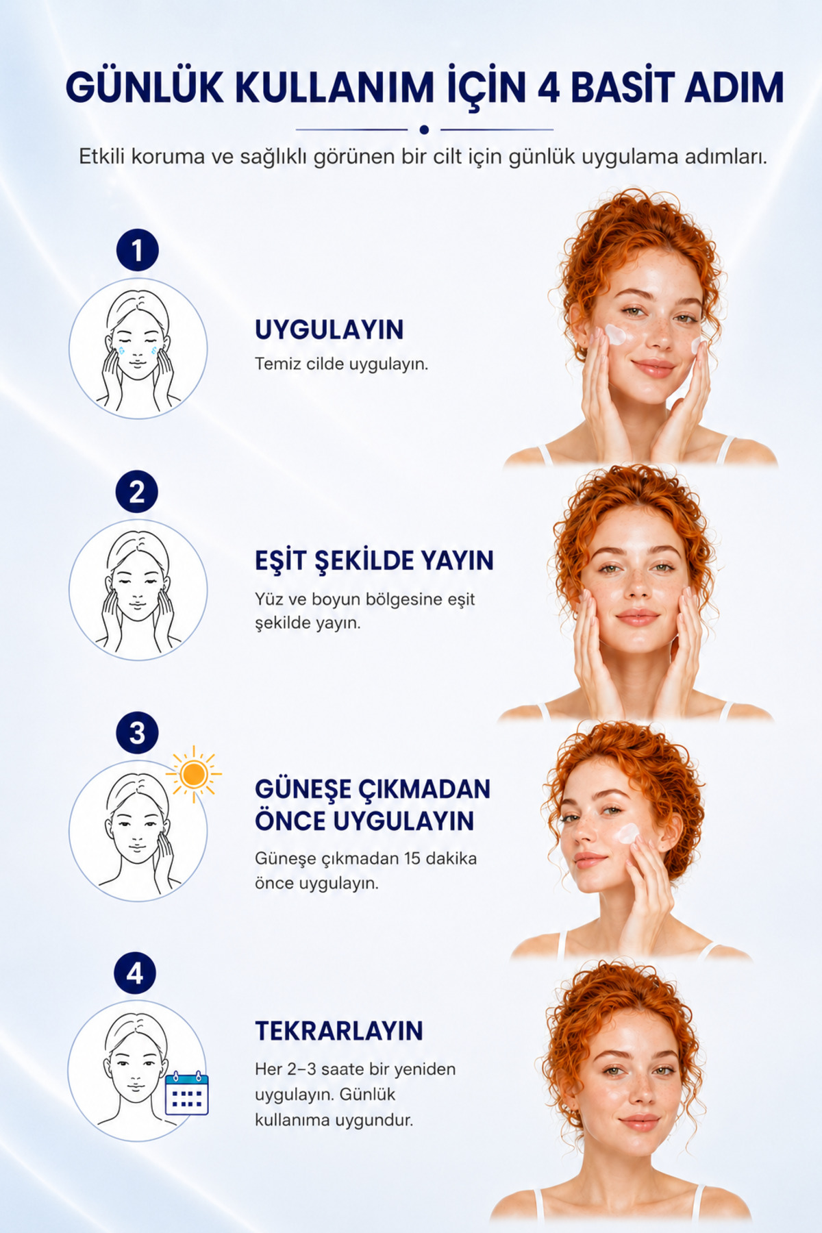 Exosome İçerikli Güneş Kremi 50 ml – Nemlendirici ve Bakım Destekli Günlük Yüz Ve Cilt Güneş Kremi — OLT0003 — تصویر 7 از 8