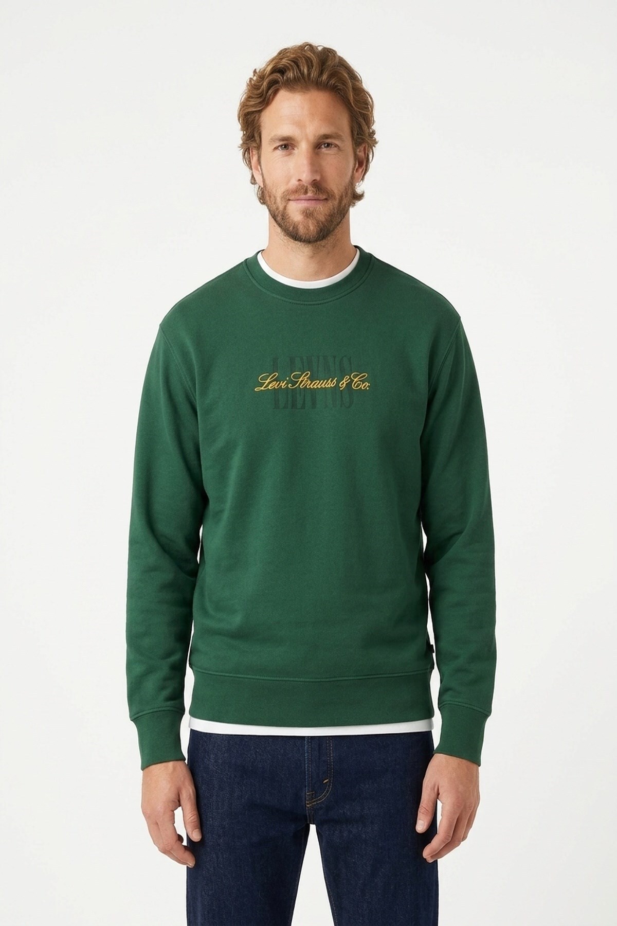 سویشرت یقه گرد گرافیکی و راحت لیوایز سویشرت Levi's