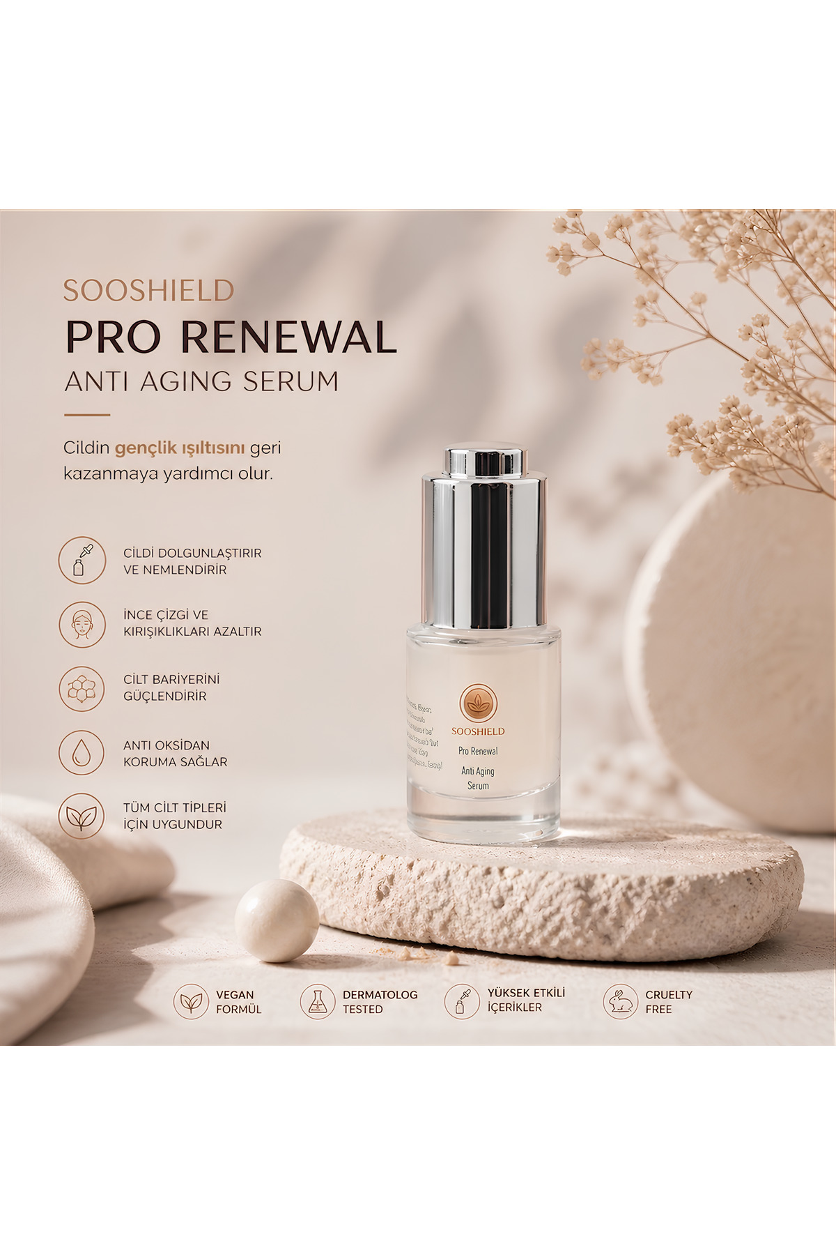 Pro Renewal Serum | Anti-Aging kırışıklık karşıtı, Botoks etkili serum — 3 — تصویر 4 از 6