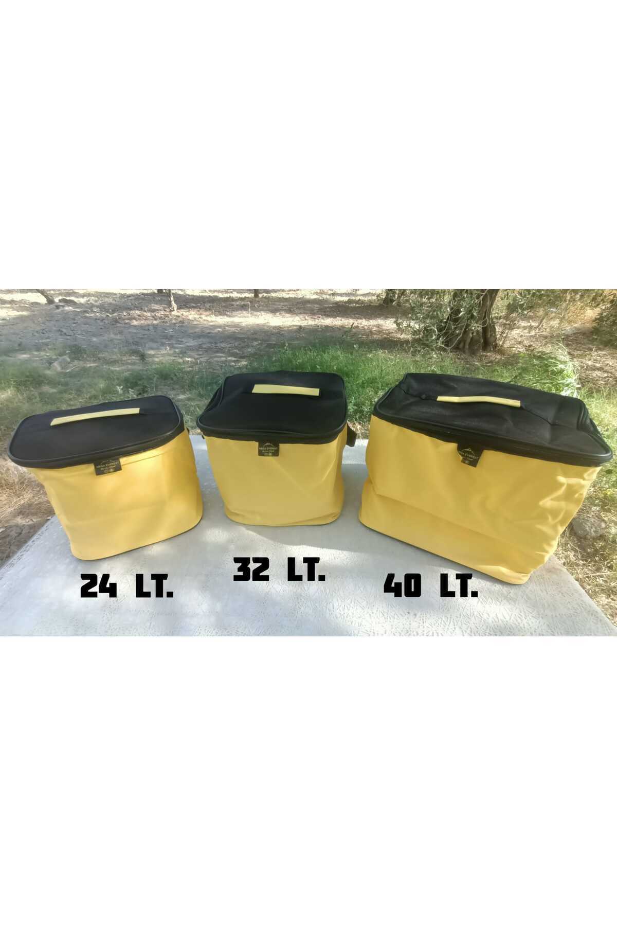 Emsal Grup Termal Çanta Piknik Kamp Çantası Sarı Sıcak Ve Soğuk Tutan Çanta 32 Litre 1 Adet görsel 3