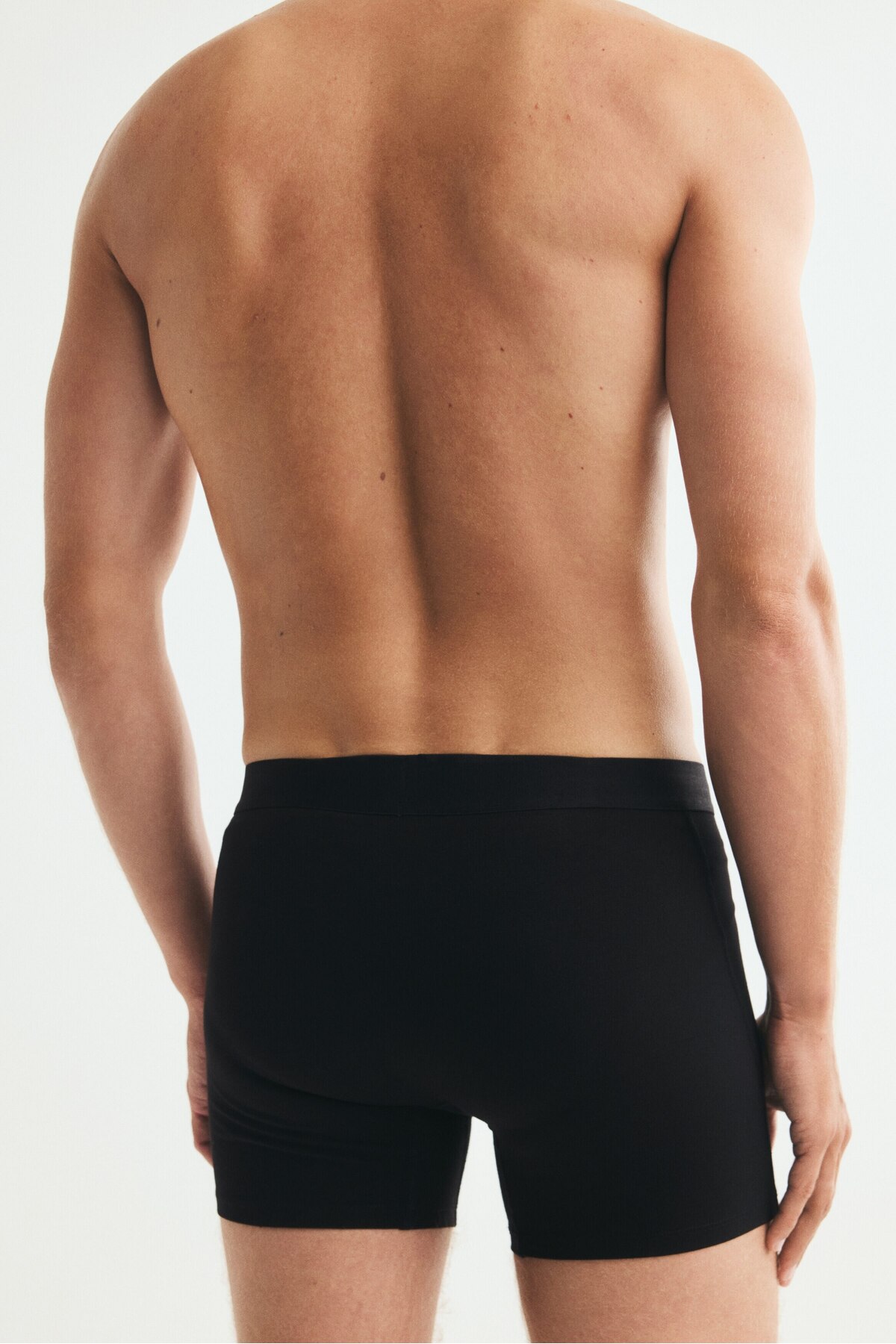H&M 5'li Normal Paça Boxer Şort Lycra® görsel 3