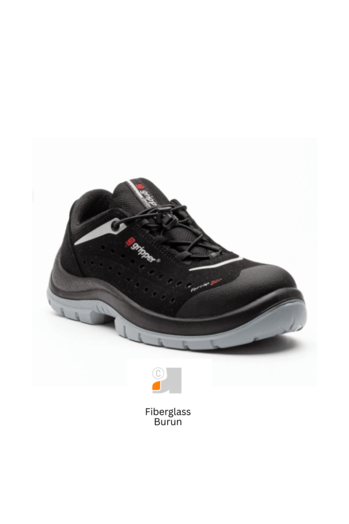 Magnific GPR-302 S1 SR Fiberglass Toe Smart Lace-Up Work Shoes