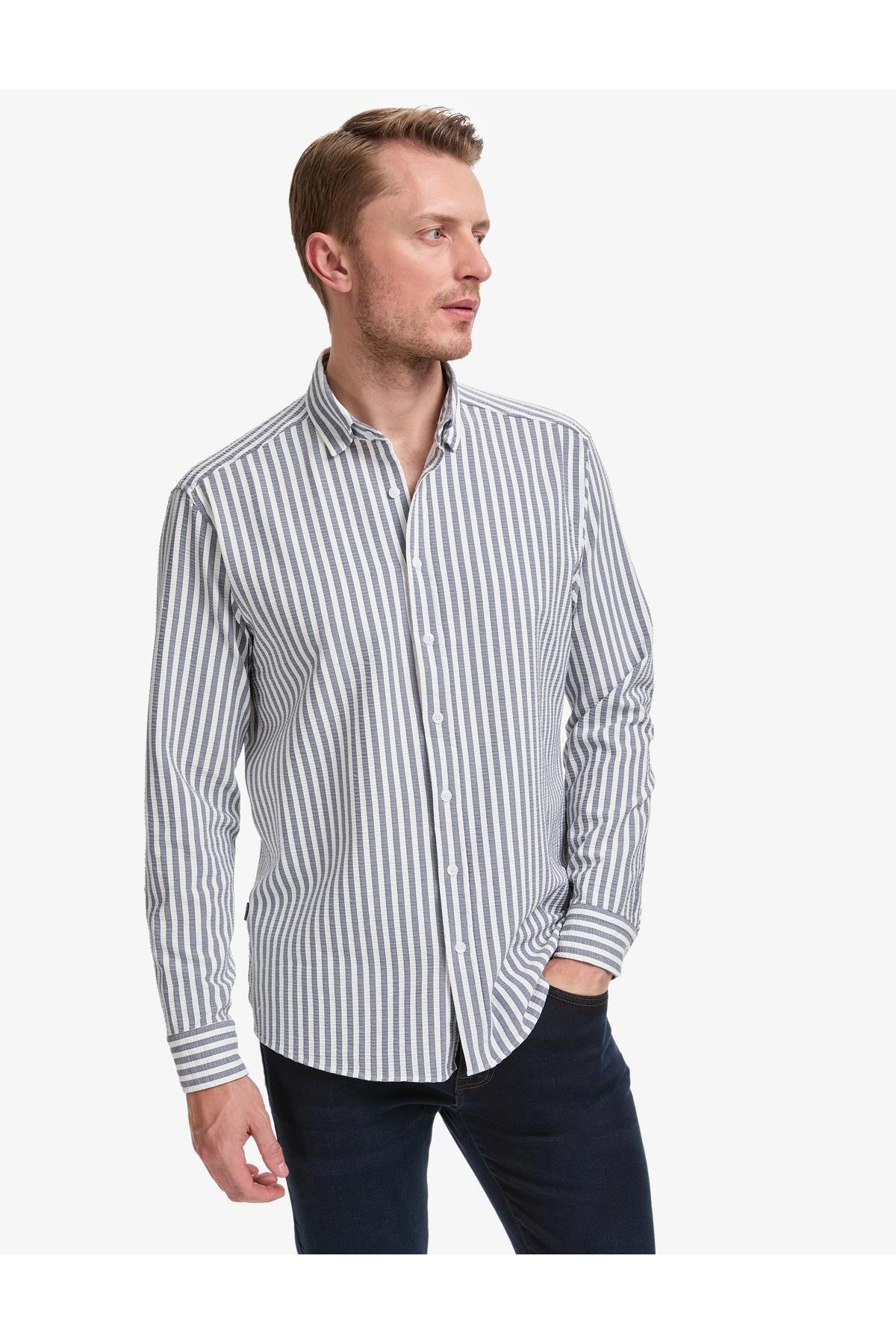 پیراهن مردانه PU-10782 پیر کاردین پیراهن Pierre Cardin