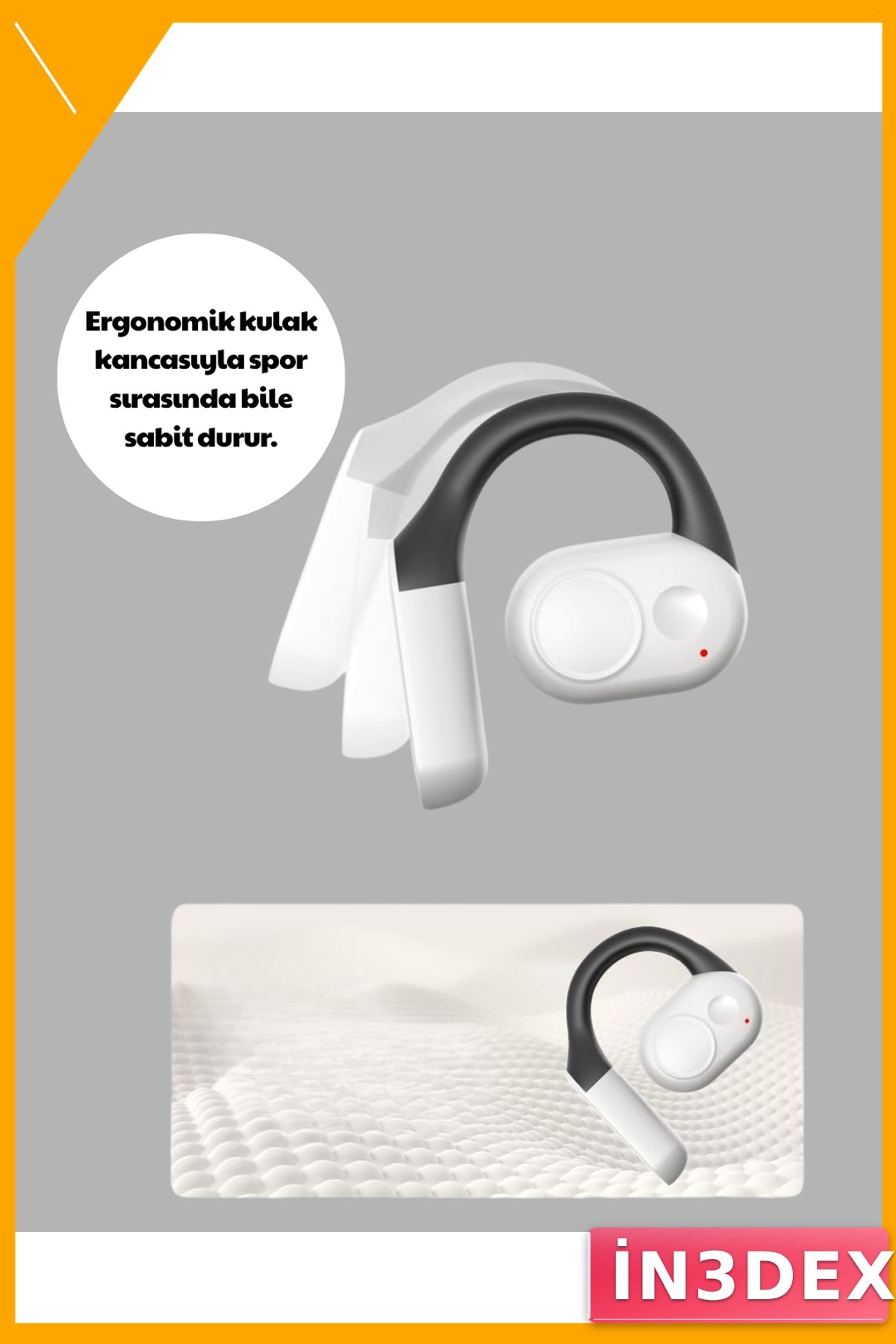 Kulak İçi Bluetooth 5.0 Spor Kulaklık Gürültü Azaltma