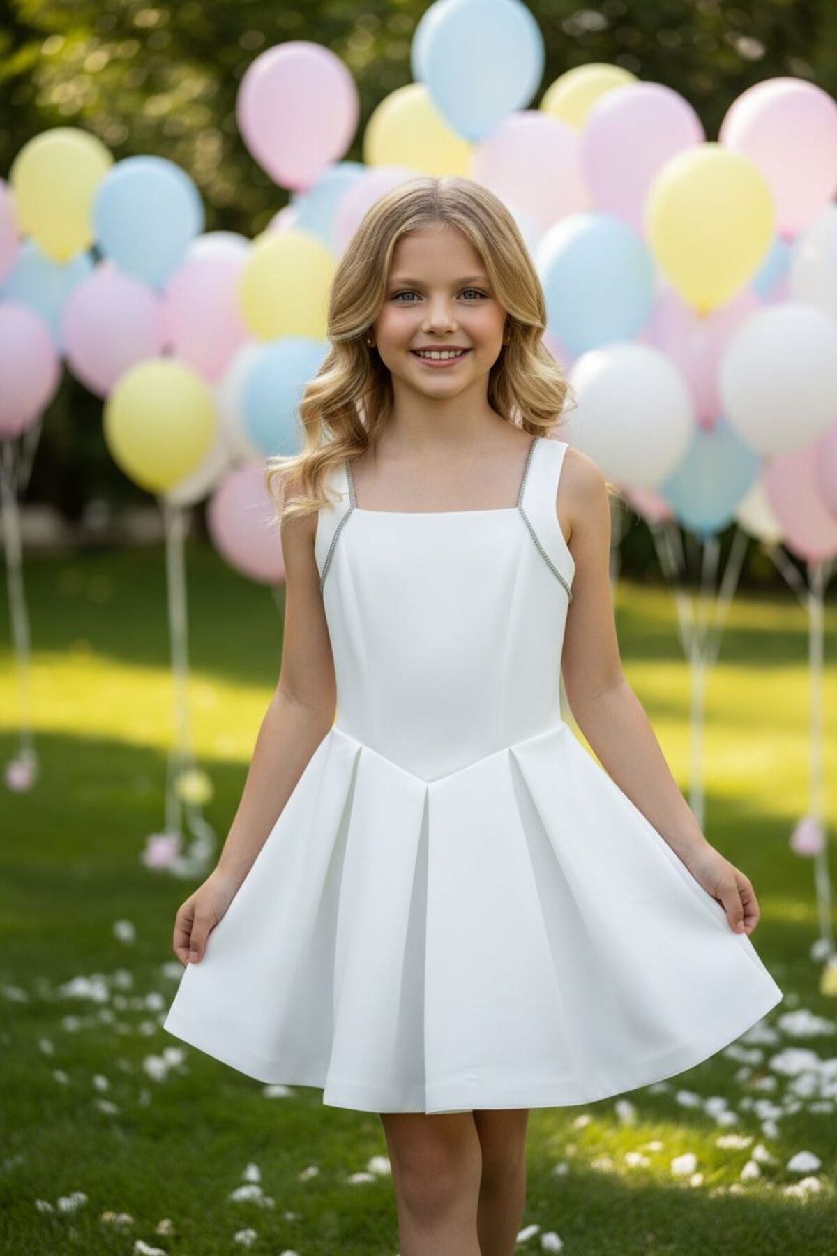 Lidya Kids KIZ ÇOCUK MEZUNİYET ELBİSESİ
