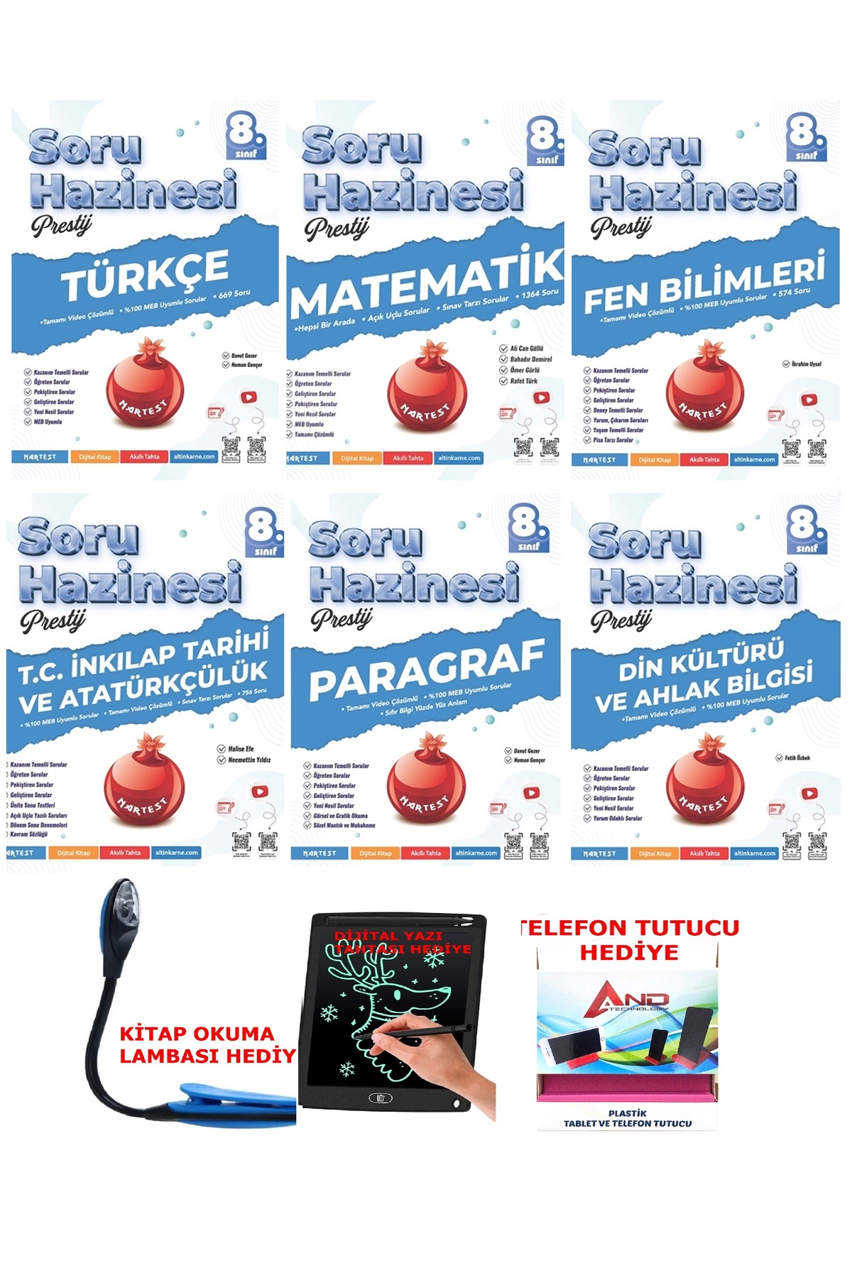 Nartest Yayınları 2026-2027 Müfredat 8 Sınıf Tüm Dersler Soru
