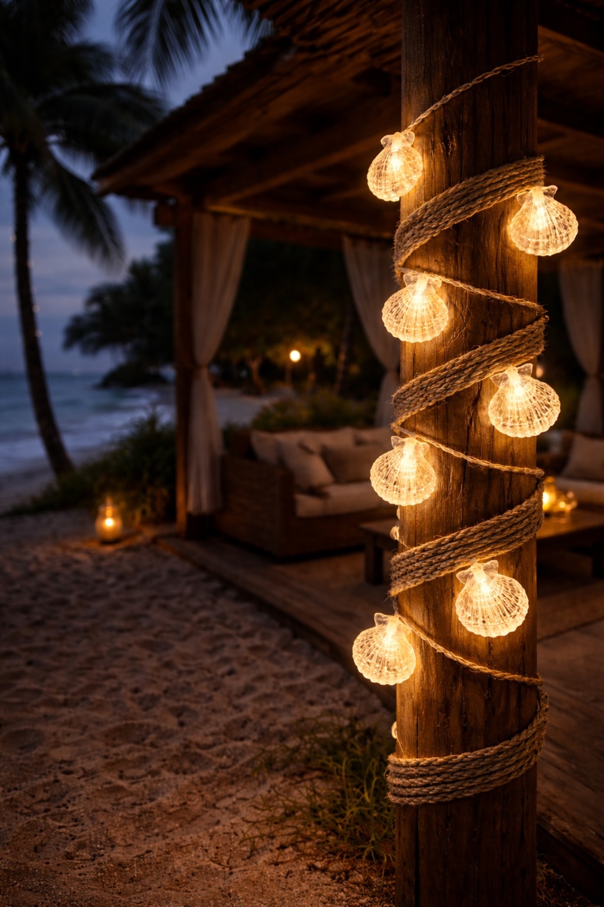 pleiades煙突セット Petrix 34633 Deniz Kabuğu Dekoratif 20 Led Işık Zinciri - Fiyatı
