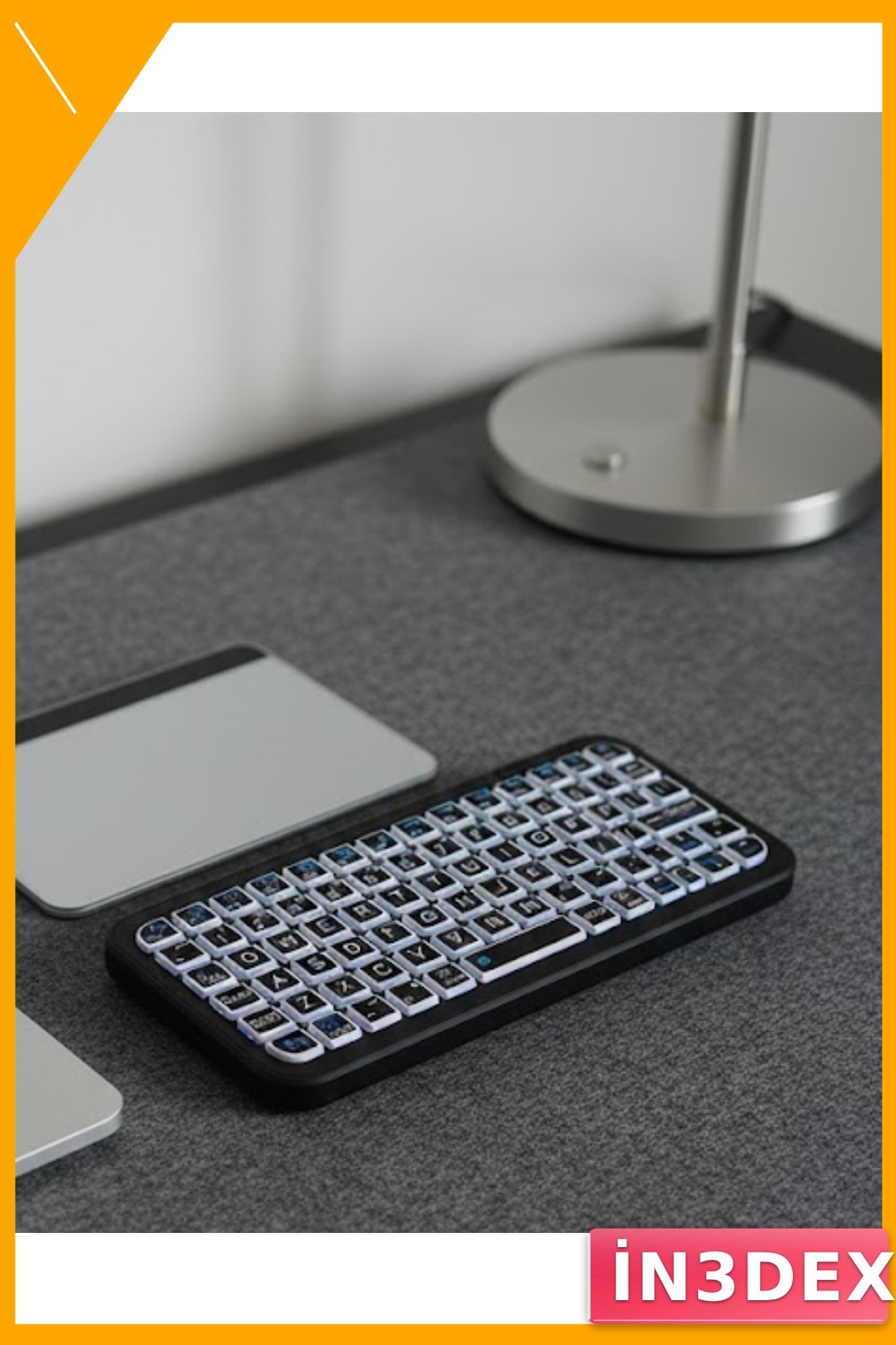 Kablosuz RGB Mini Klavye Şarjlı M7 Bluetooth