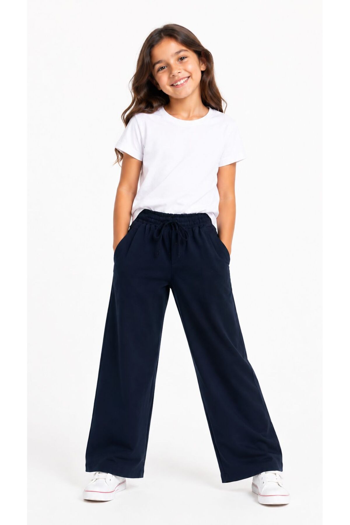WİENS KİDS Girls' Elastic Waist Pants