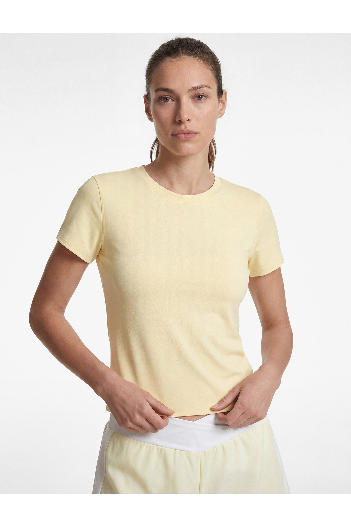 Koton Slim Fit Kısa Kollu Bisiklet Yaka Spor Tişört görsel 2