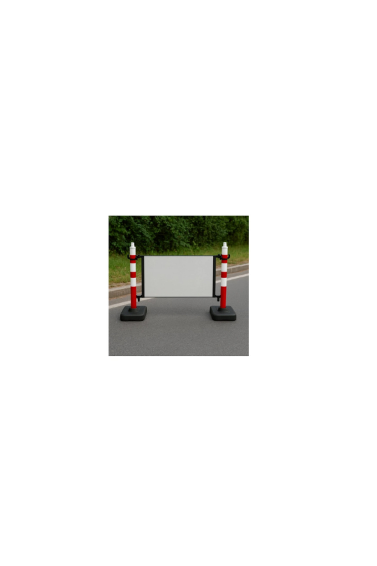 Dikdörtgen Ağırlıklı Ø63 Dikme Panel Levhalı | 125×75 cm 2