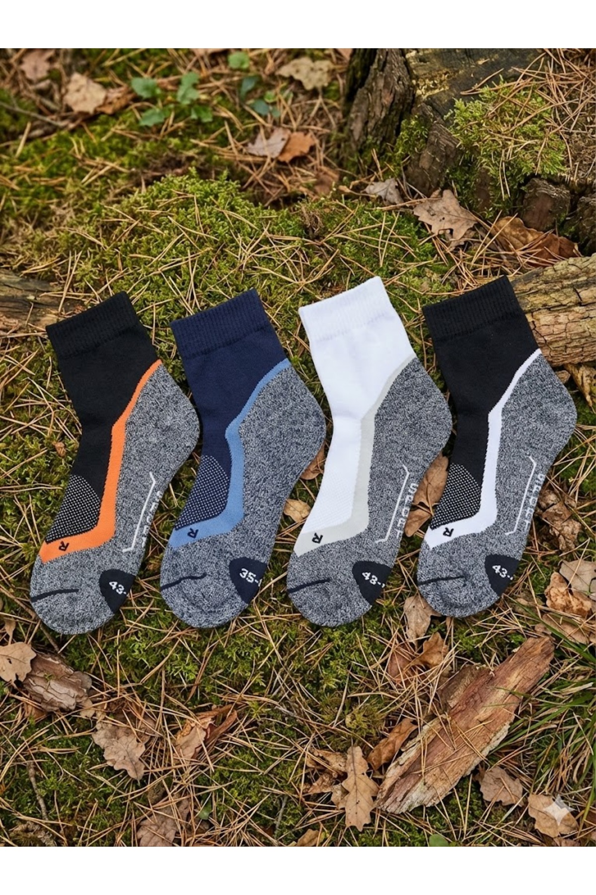 Baff 6’lı Paket Outdoor Orta Konç Çorap