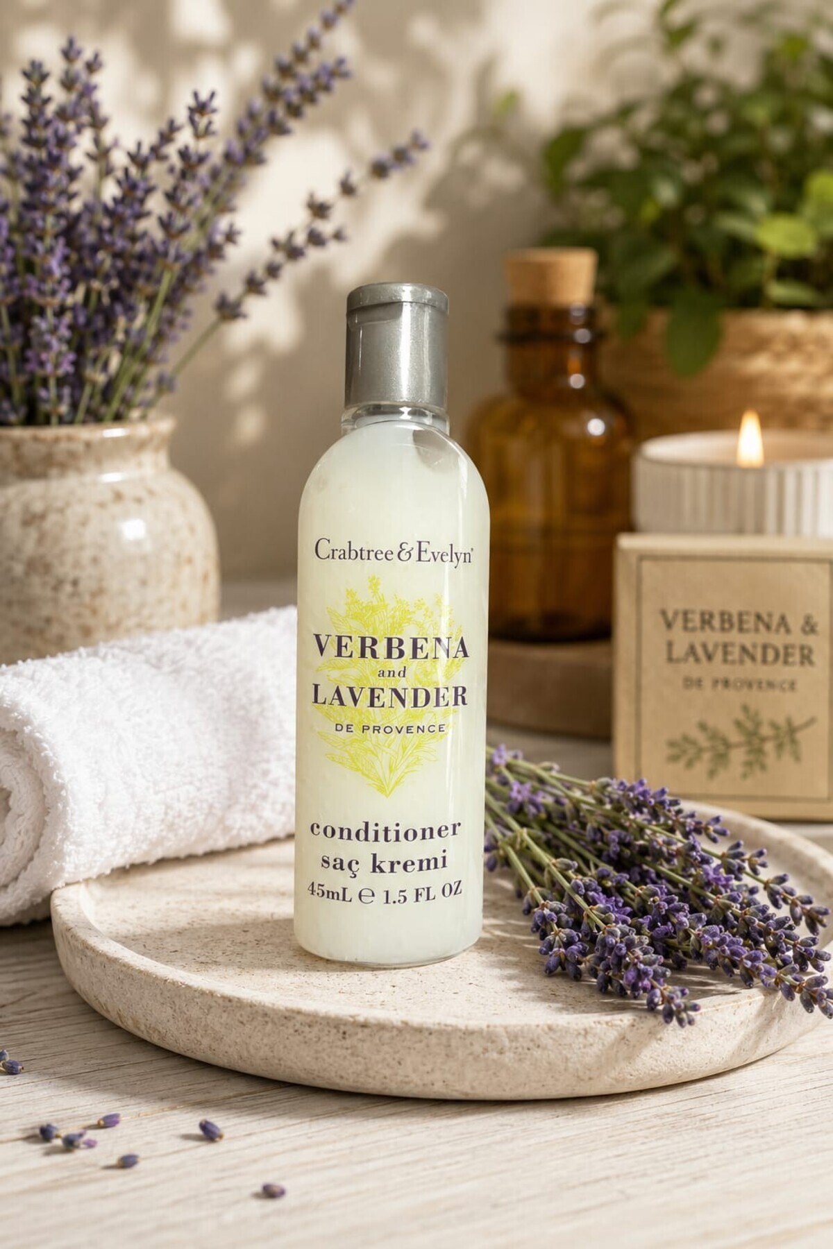 Crabtree & Evelyn's Verbena & Lavender Saç Kremi 45 ML — 2828 — تصویر 6 از 6