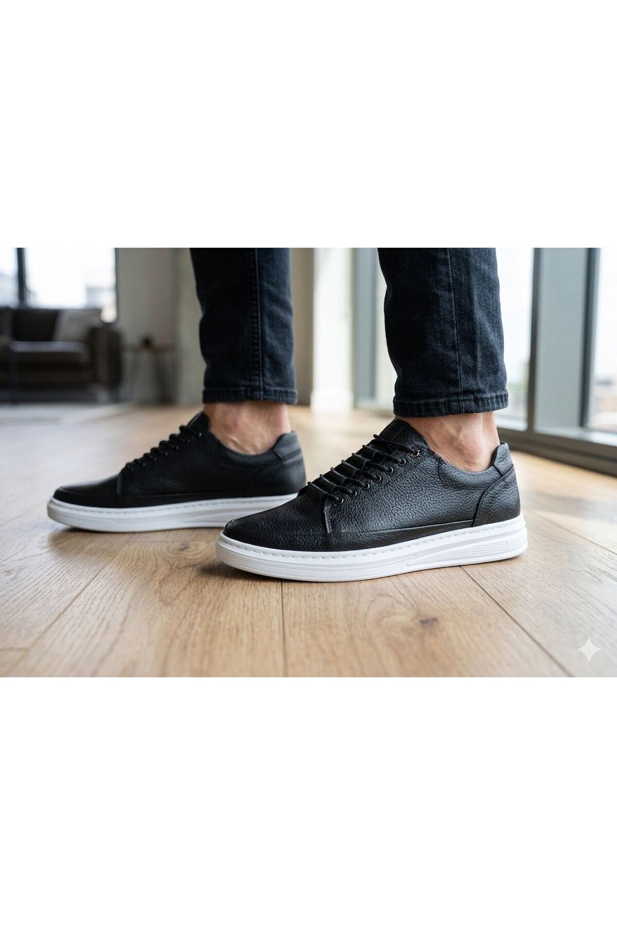 GENCTANİR SHOES Jules Mat Deri Akıllı Bağcıklı Klasik Erkek Ayakkabı görsel 2