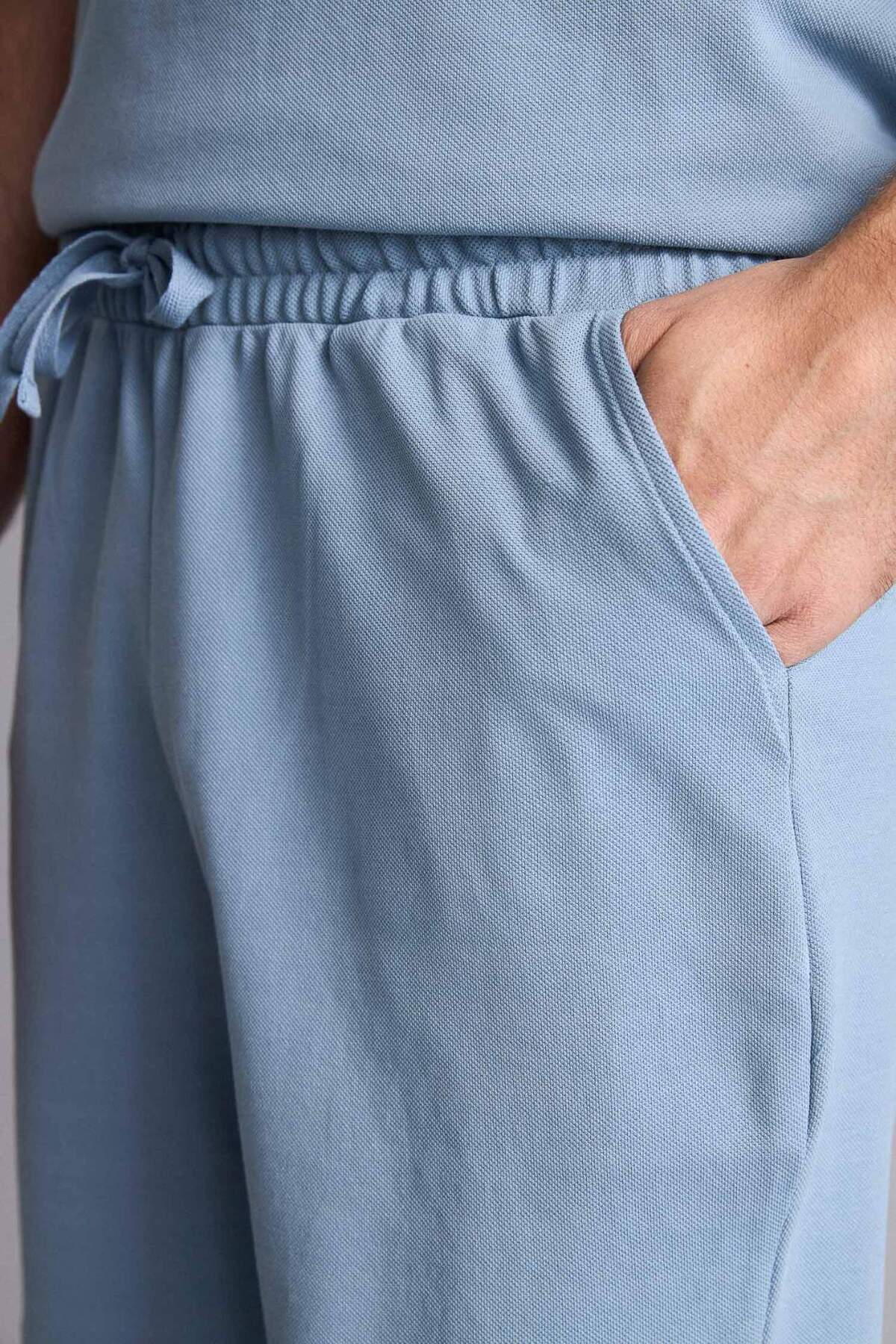DeFacto New Regular Fit Kısa Kollu 2'li Pike Takım H5199AX26SP görsel 7