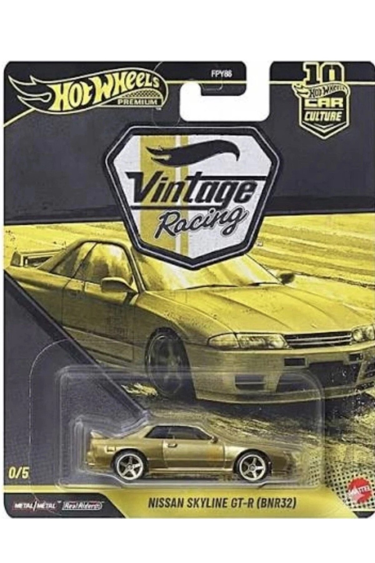 ミニカー HotWheels Vintage Racing HOT WHEELS Vintage Racing Nissan Skyline GTR R32 CHASE w
