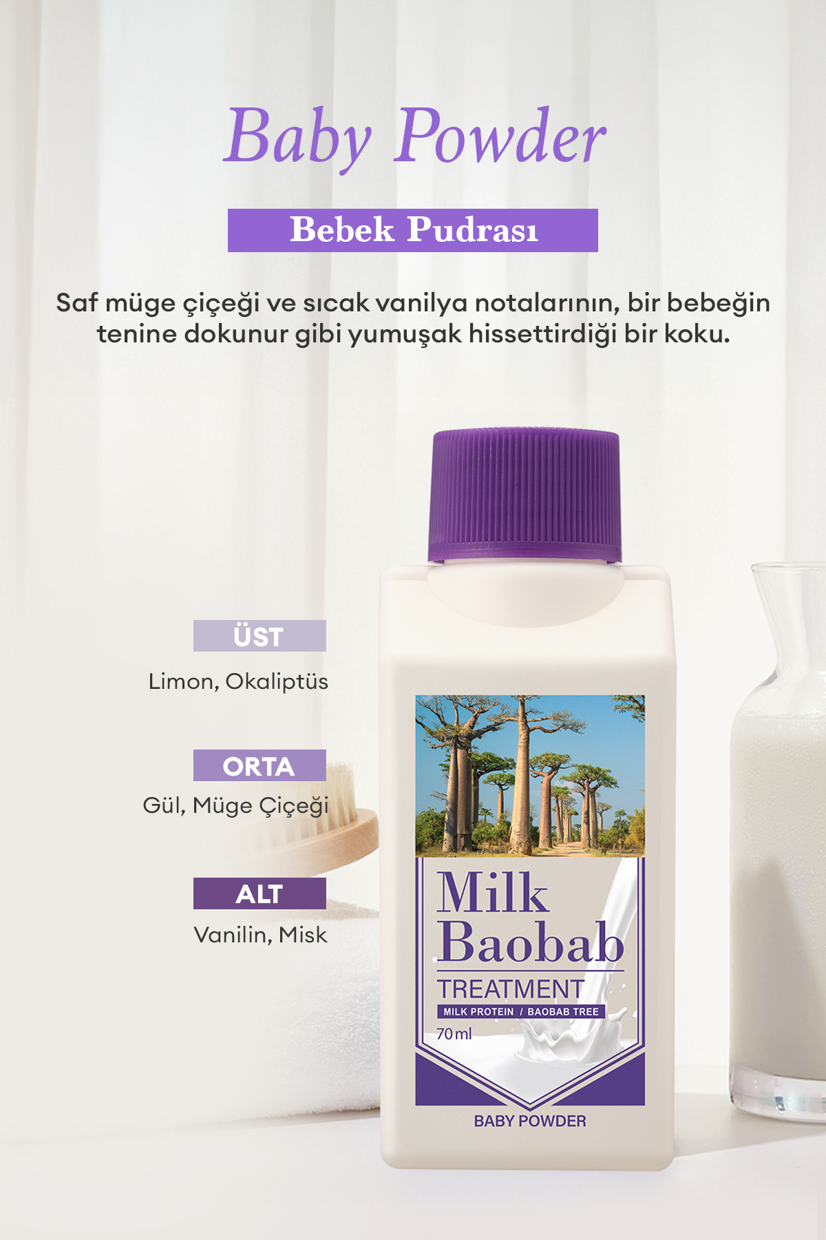 Yıpranmış Saçı Onaran Nemlendirici Saç Kremi Original Treatment (Baby Powder) 70ml — 9407 — تصویر 6 از 7