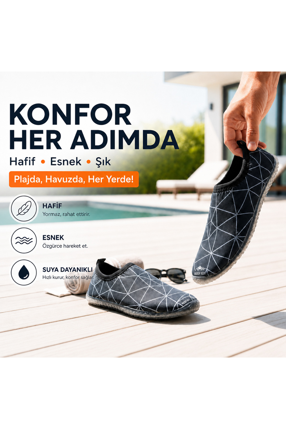 Emek MUHDAMAD Surf ve Deniz Ayakkabısı