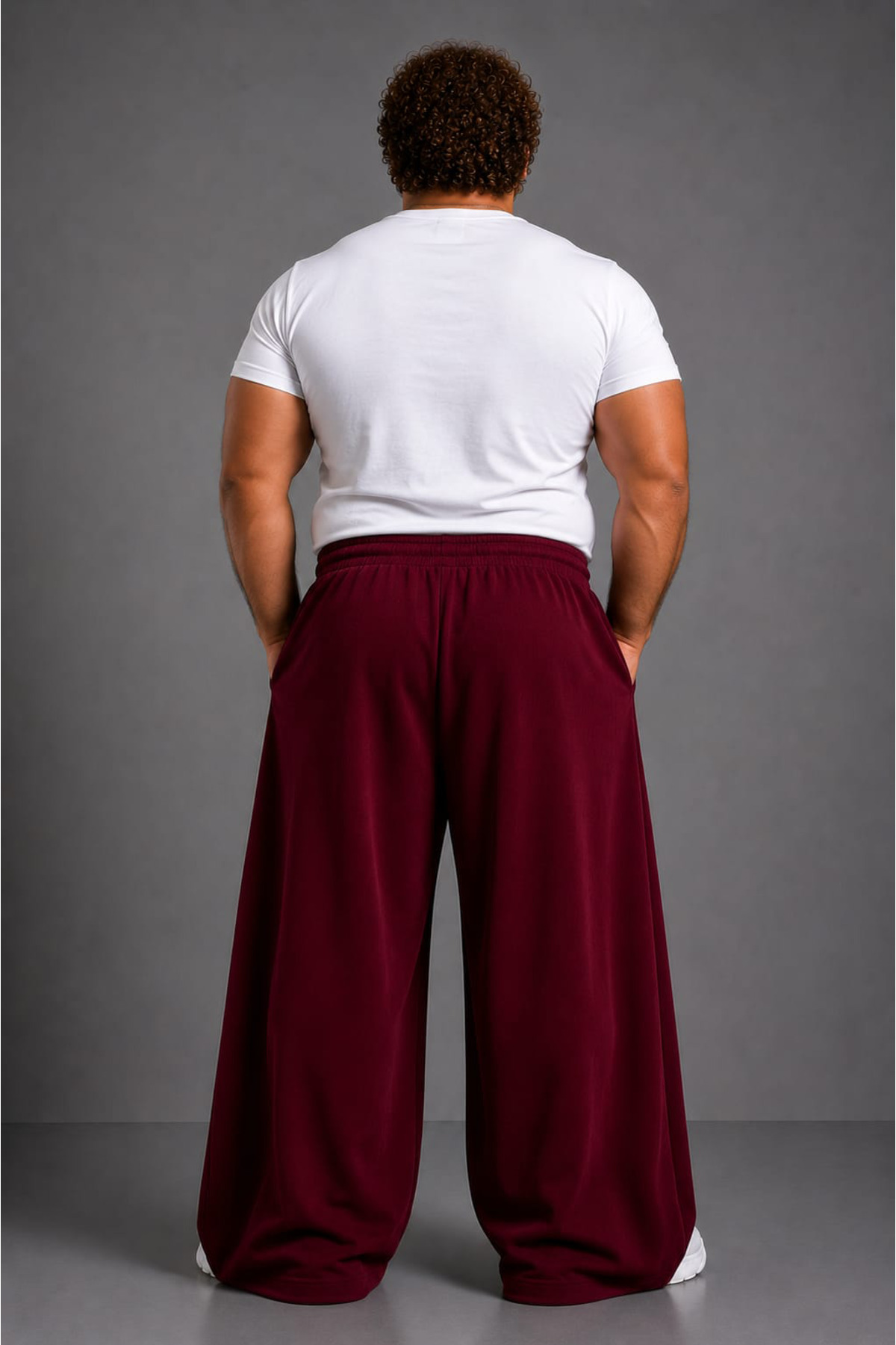 ZAVIXO ERKRK Wide Leg %100 Pamuk Pantolon Rahat Günlük Stil görsel 3