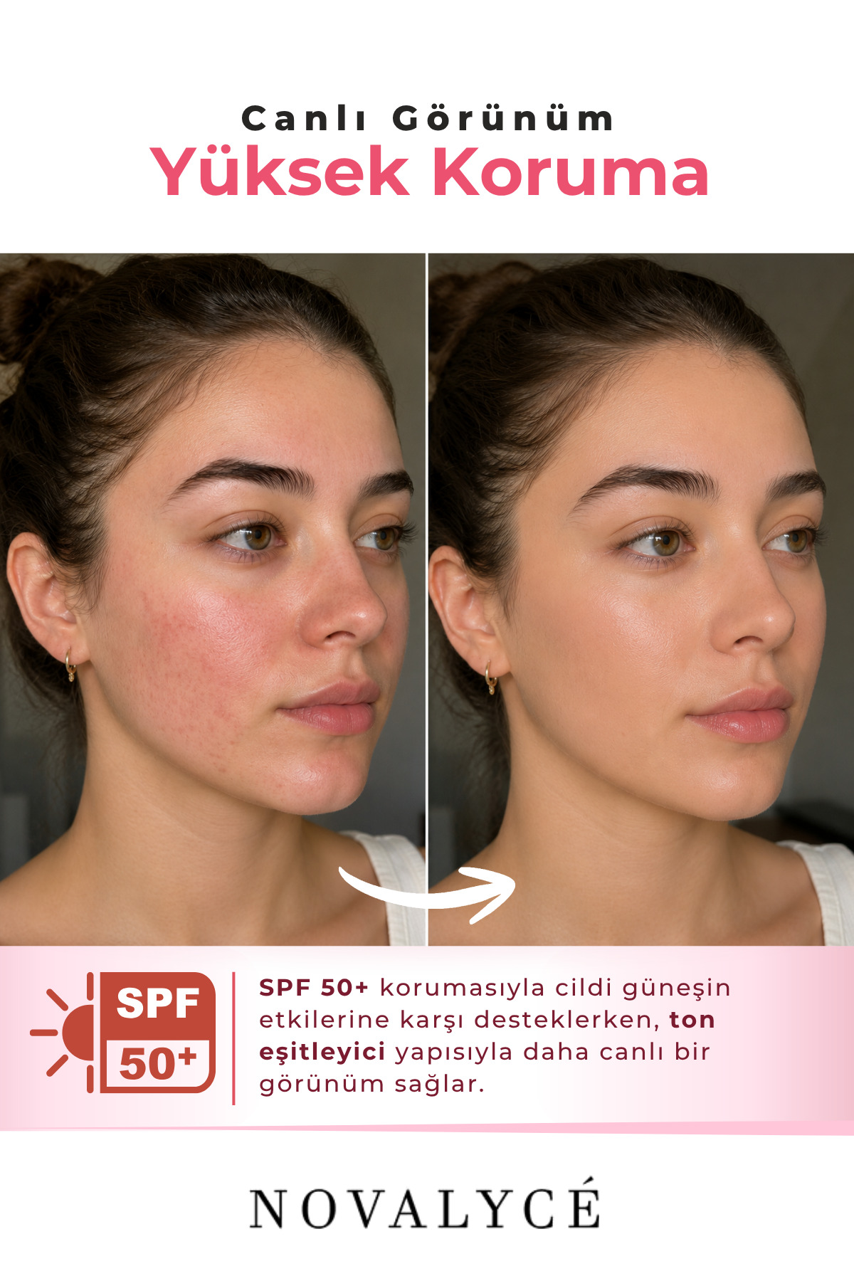 2’li Tone Up Etkili SPF 50+ Güneş Kremi Seti — ST00009 — تصویر 5 از 8