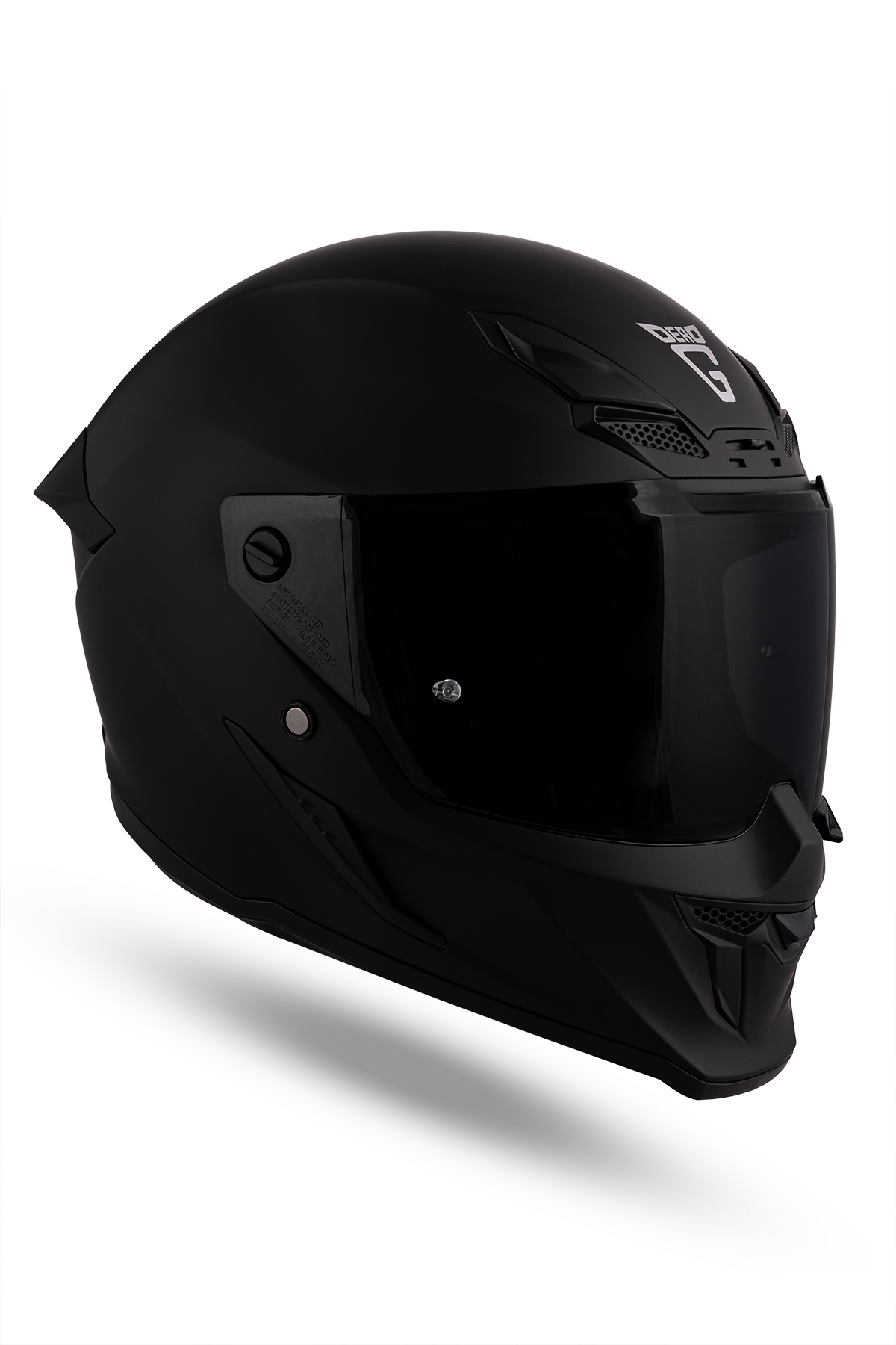 DeadG Inferno Mat Siyah Güneş Vizörlü Kask